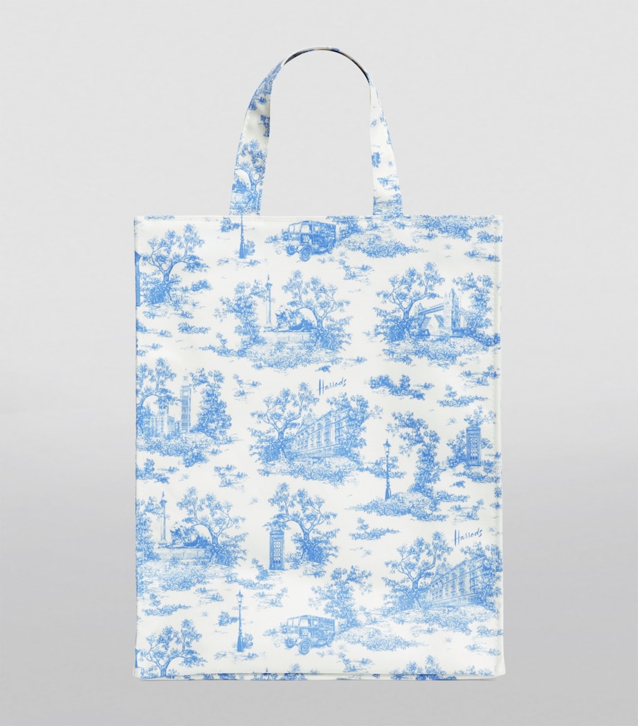Medium Toile Shopper Bag BLUE Image 4