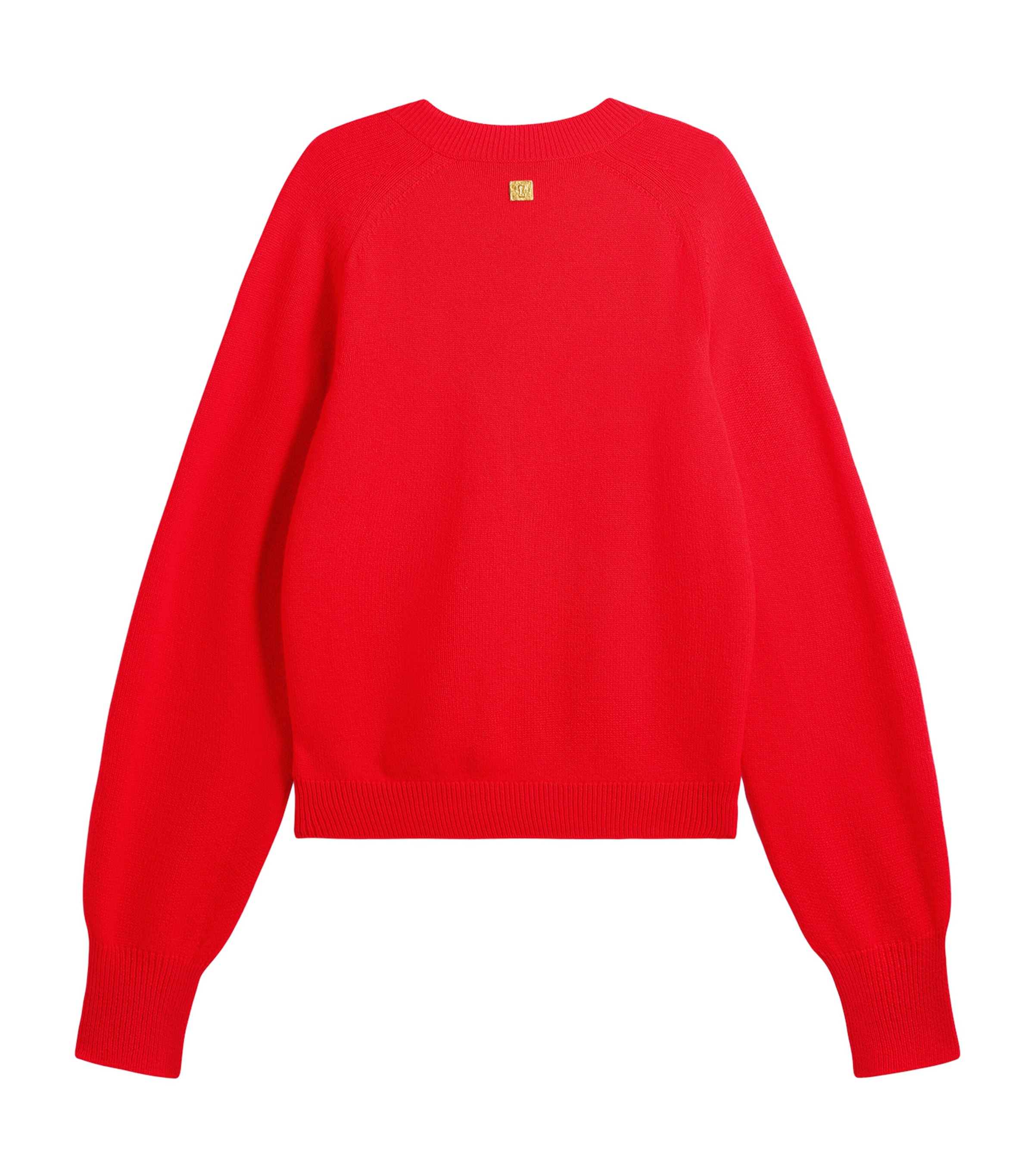 Cashmere Pierced Sweater 300 RED Image 4