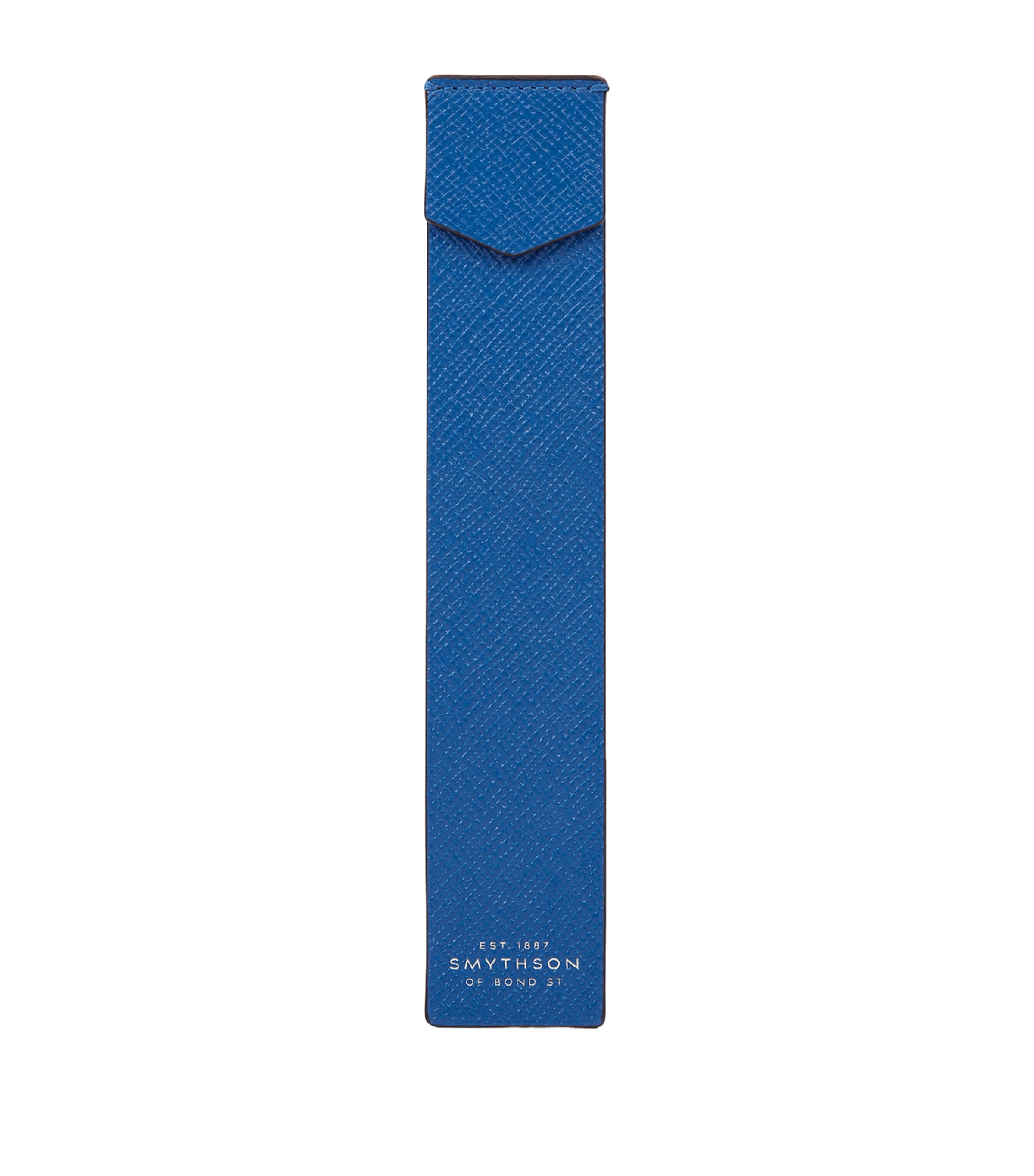 Smythson Panama Leather Bookmark Cerulean Image 1