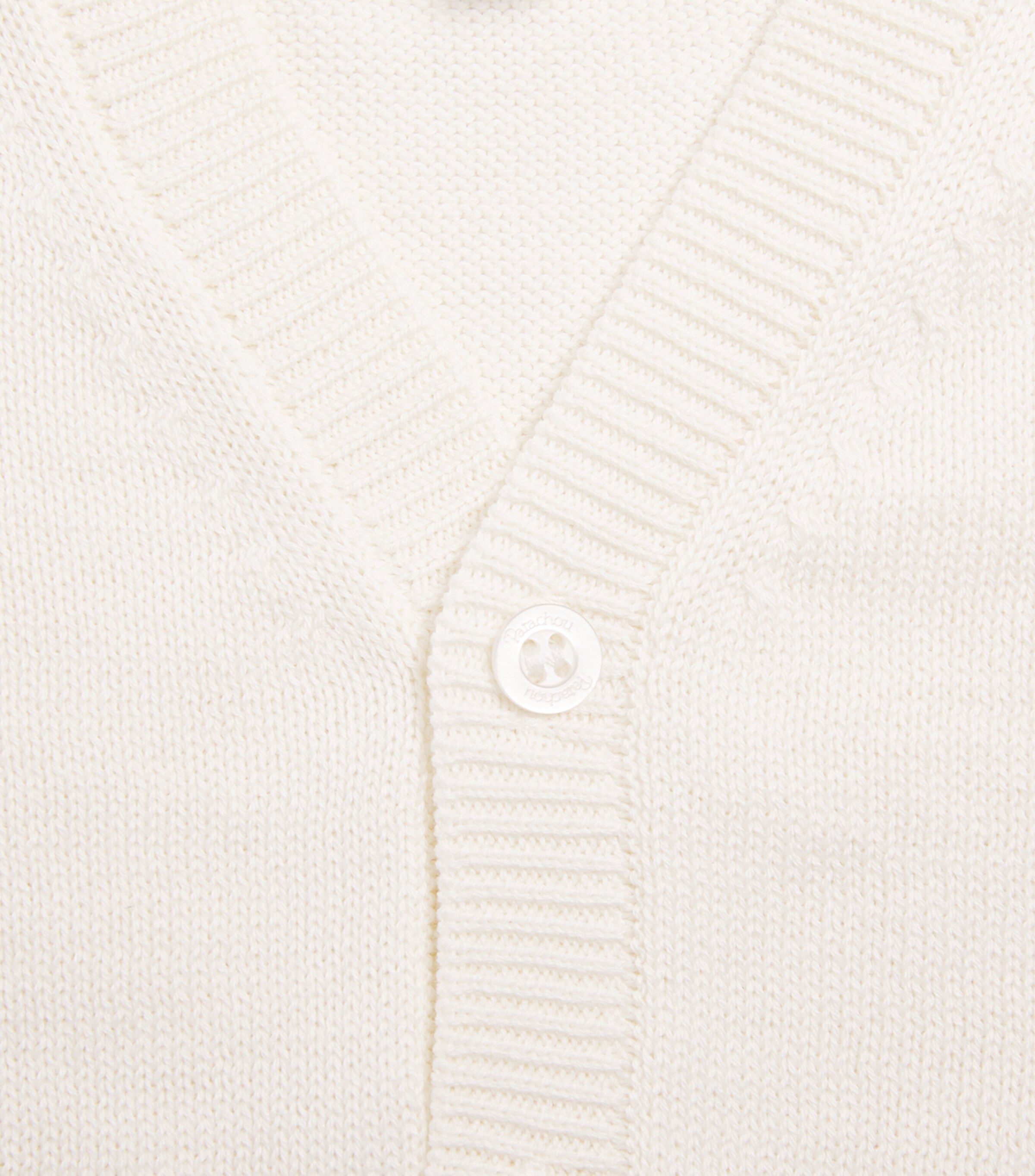 Patachou Cotton Cardigan (6 Months-4 Years) Ecru Image 4