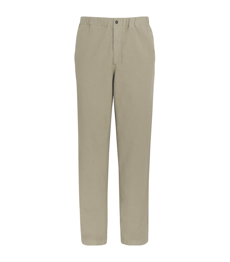 Cotton-Linen Ezra Trousers CLAY Image 1