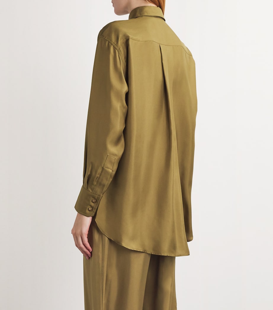 Silk Crush Shirt OLVOLIVE Image 4