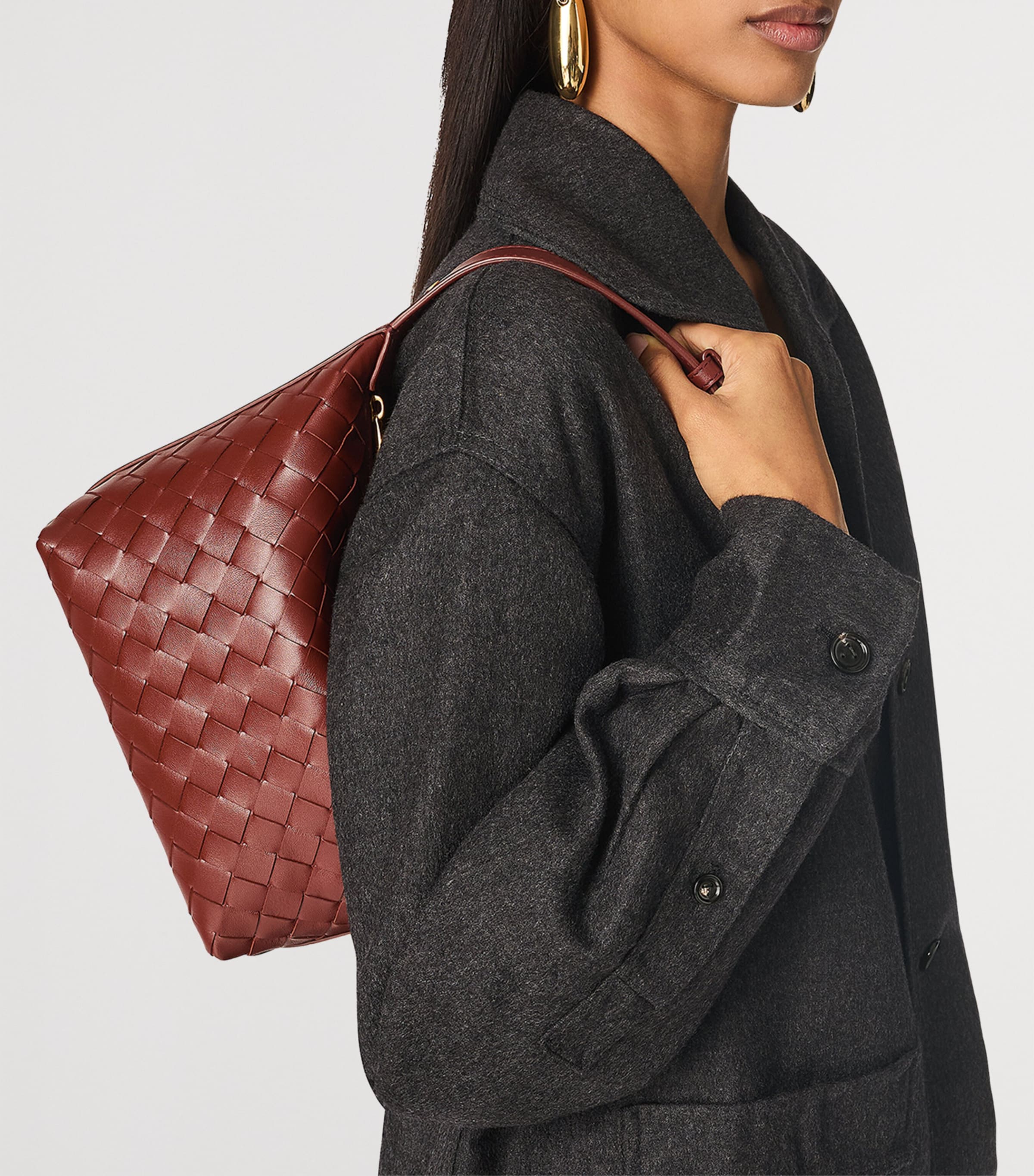 【VIPセール 大人可愛い】BOTTEGA VENETA WALLACE バッグ Bottega Veneta Mini Wallace Leather Top-Handle Bag | Saks