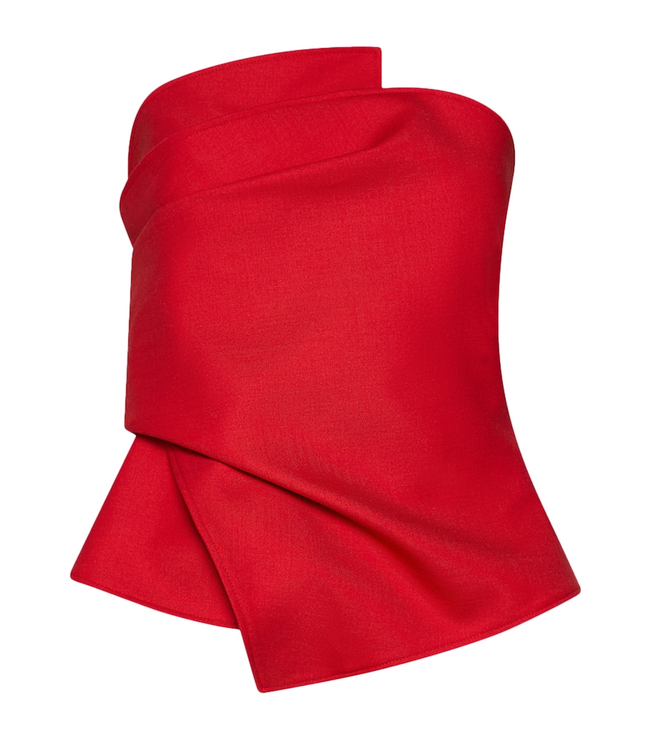 Marella Womens Layered Bustier Top Red Image 1