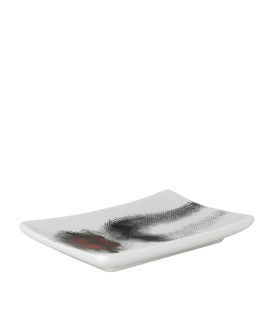 Rectangular Porcelain Ashtray MULTI Image 2