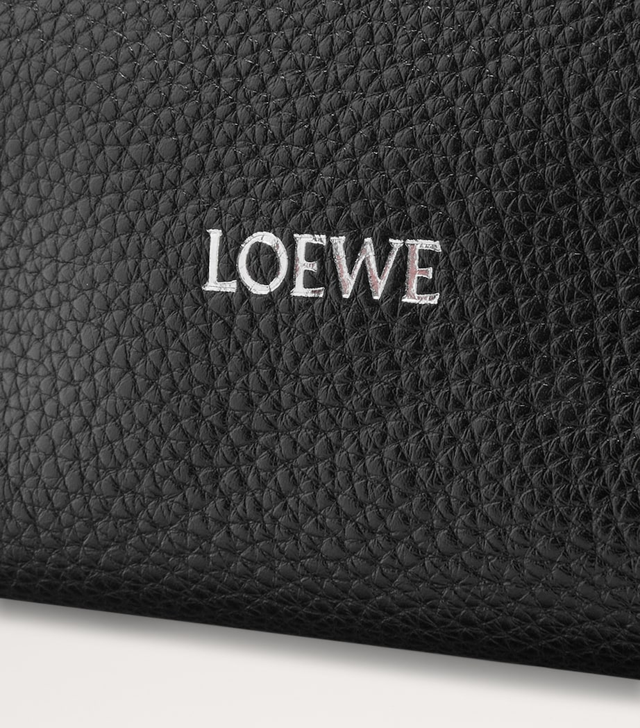 Small Leather Cubi Cross-Body Bag BLACK Image 5