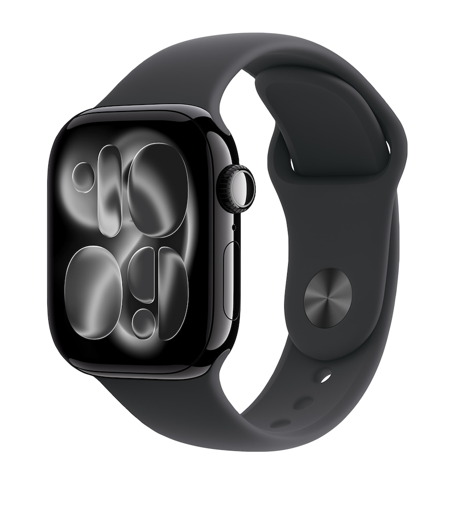 Apple Watch Series 11 - Jet Black Aluminium with Sport Band, 42mm, Medium/Large JET BLACK Image 1