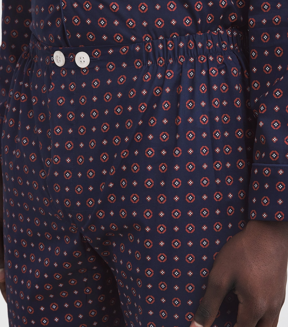 Cotton Printed Nelson Pyjama Set 107NAV Image 4