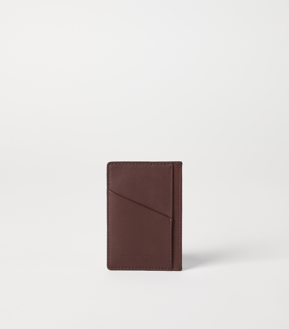 Brunello Cucinelli Leather Card Holder Image 3