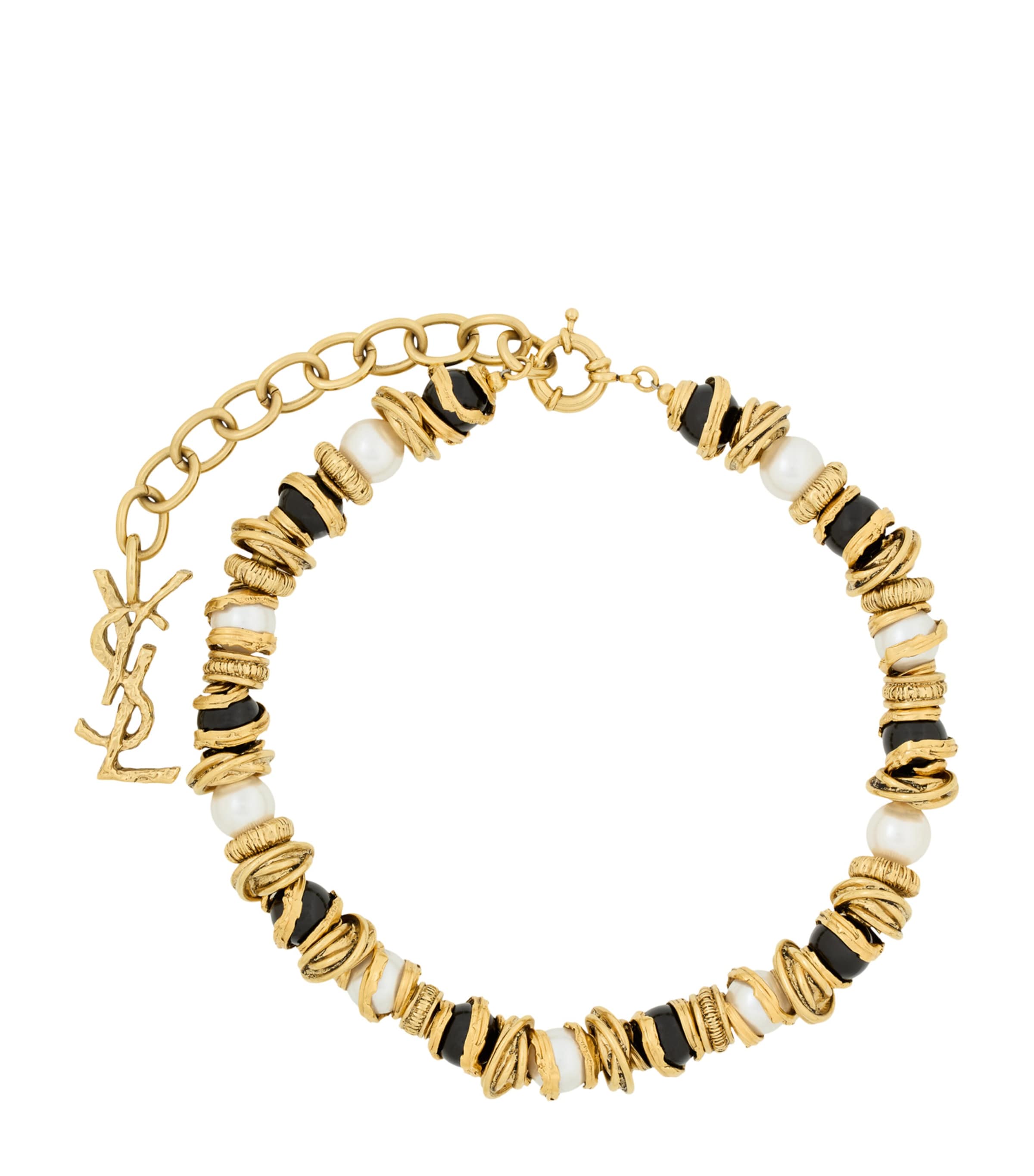 Pearl and Disk Loulou Necklace 9978 Image 1