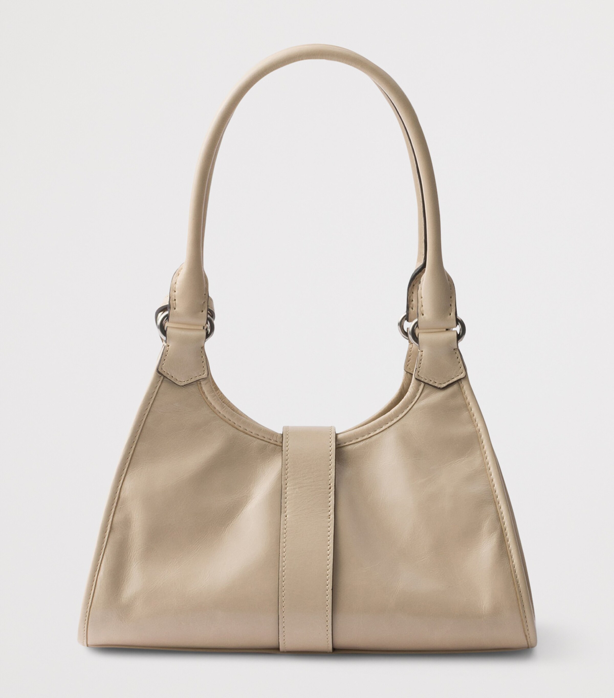 Small Leather Tote Bag F03MV Image 3