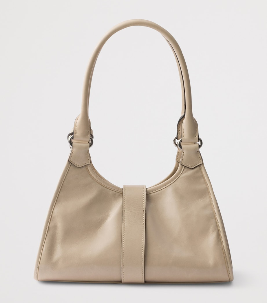 Small Leather Tote Bag F03MV Image 3
