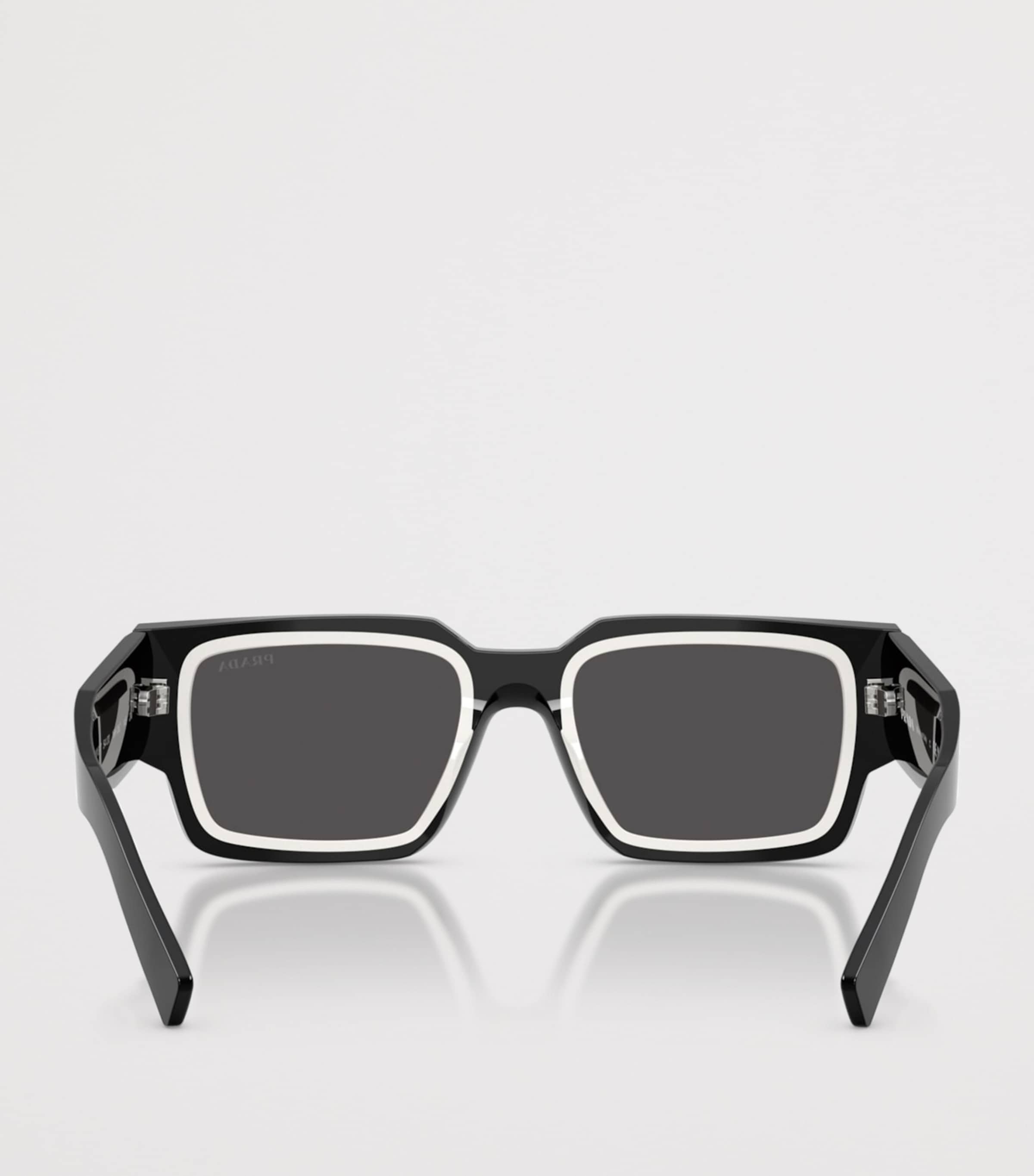 Acetate Rectangular Sunglasses 16K08Z Image 4