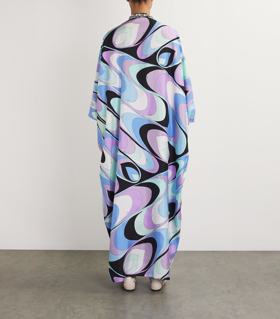 Silk Crystal-Embellished Kaftan CELESTE Image 3