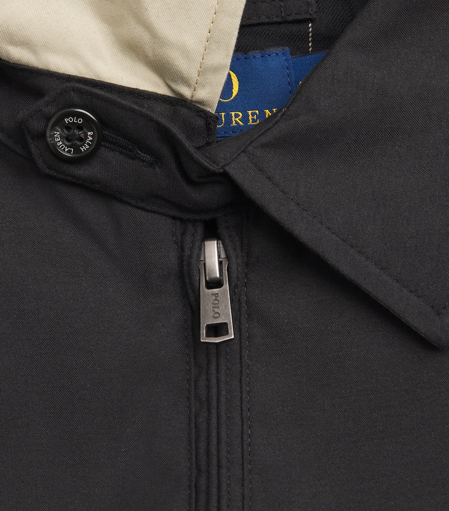 Polo Ralph Lauren Mens Polo Pony Harrington Jacket Black Image 5