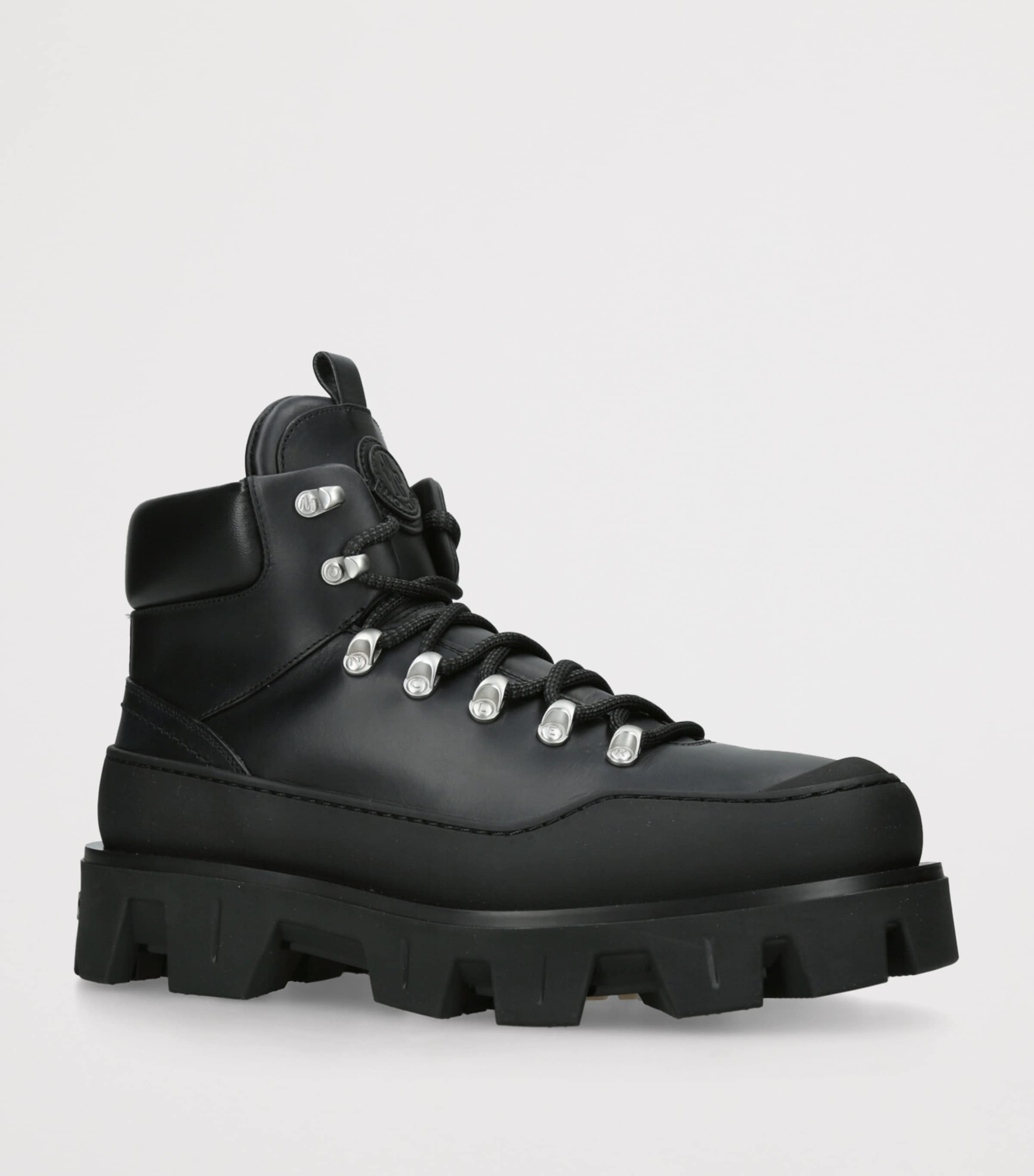 Leather Peak Trek Hiking Boots BLACK Image 3