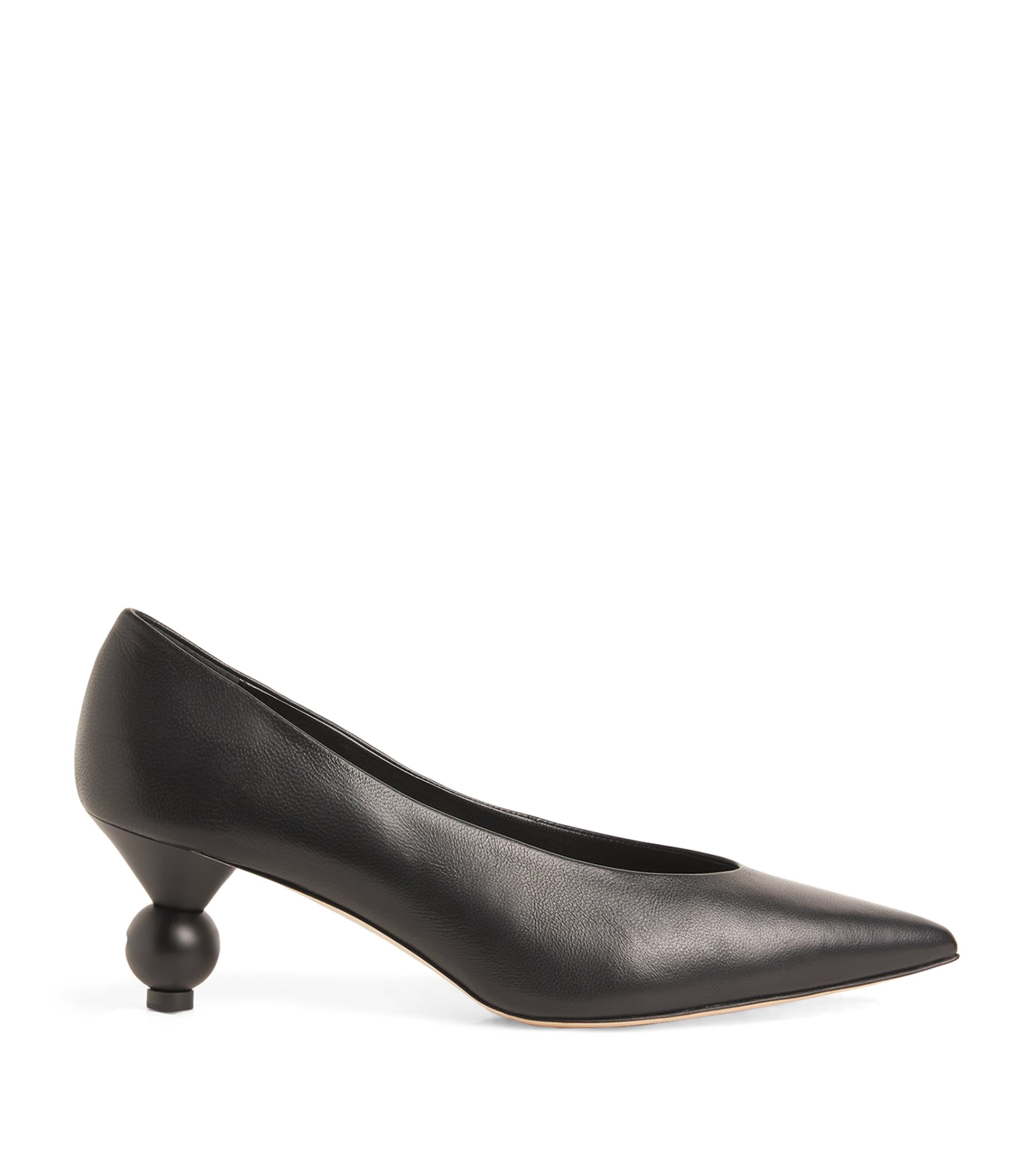 Shop Weekend Max Mara Leather Renza Pumps 65 In Black