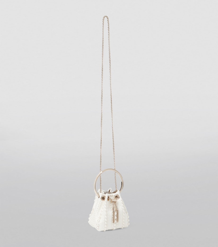 Micro Bon Bon Top-Handle Bag IVORY Image 5
