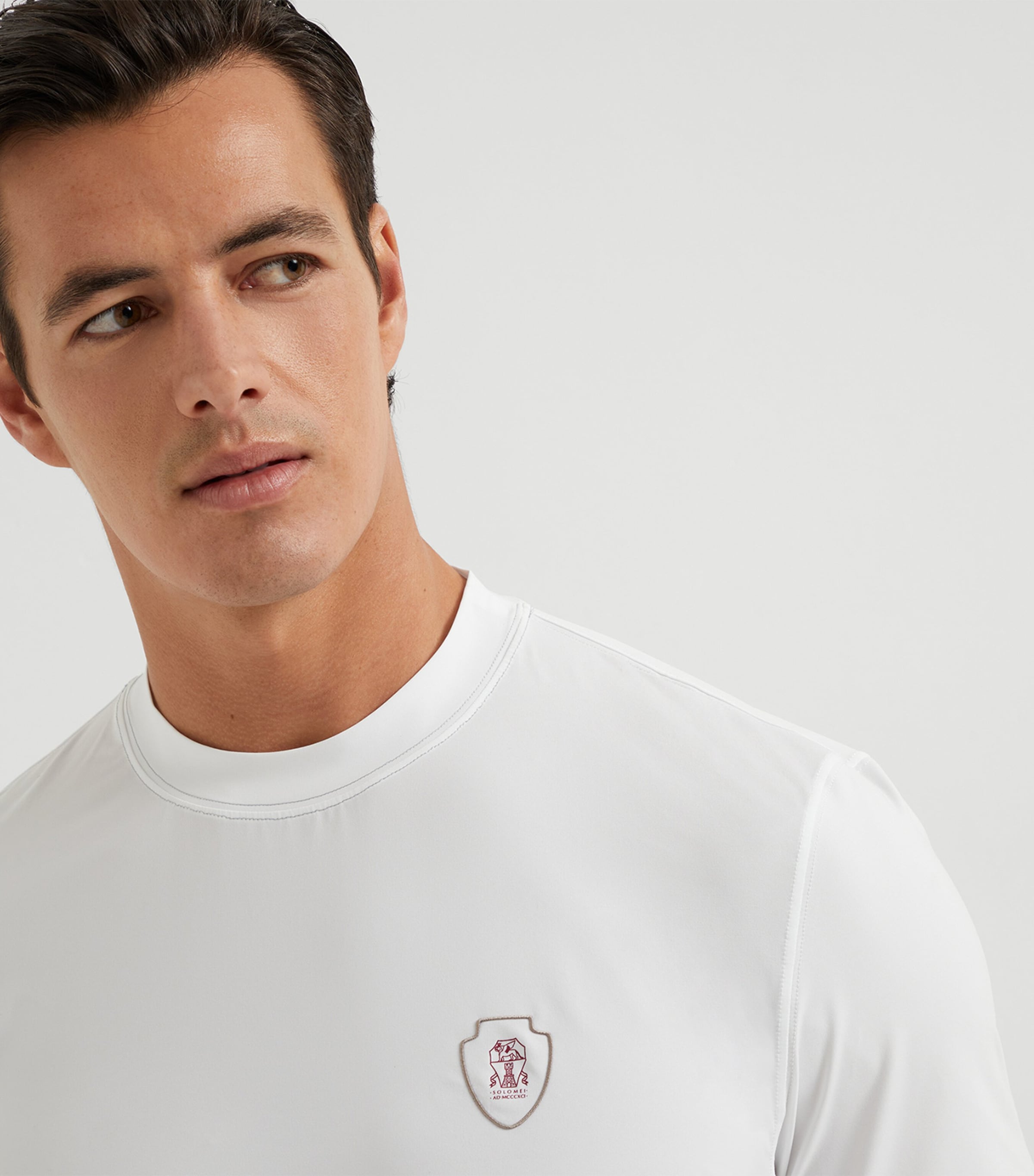 Brunello Cucinelli Comfort Nylon Logo T-Shirt | Harrods HK