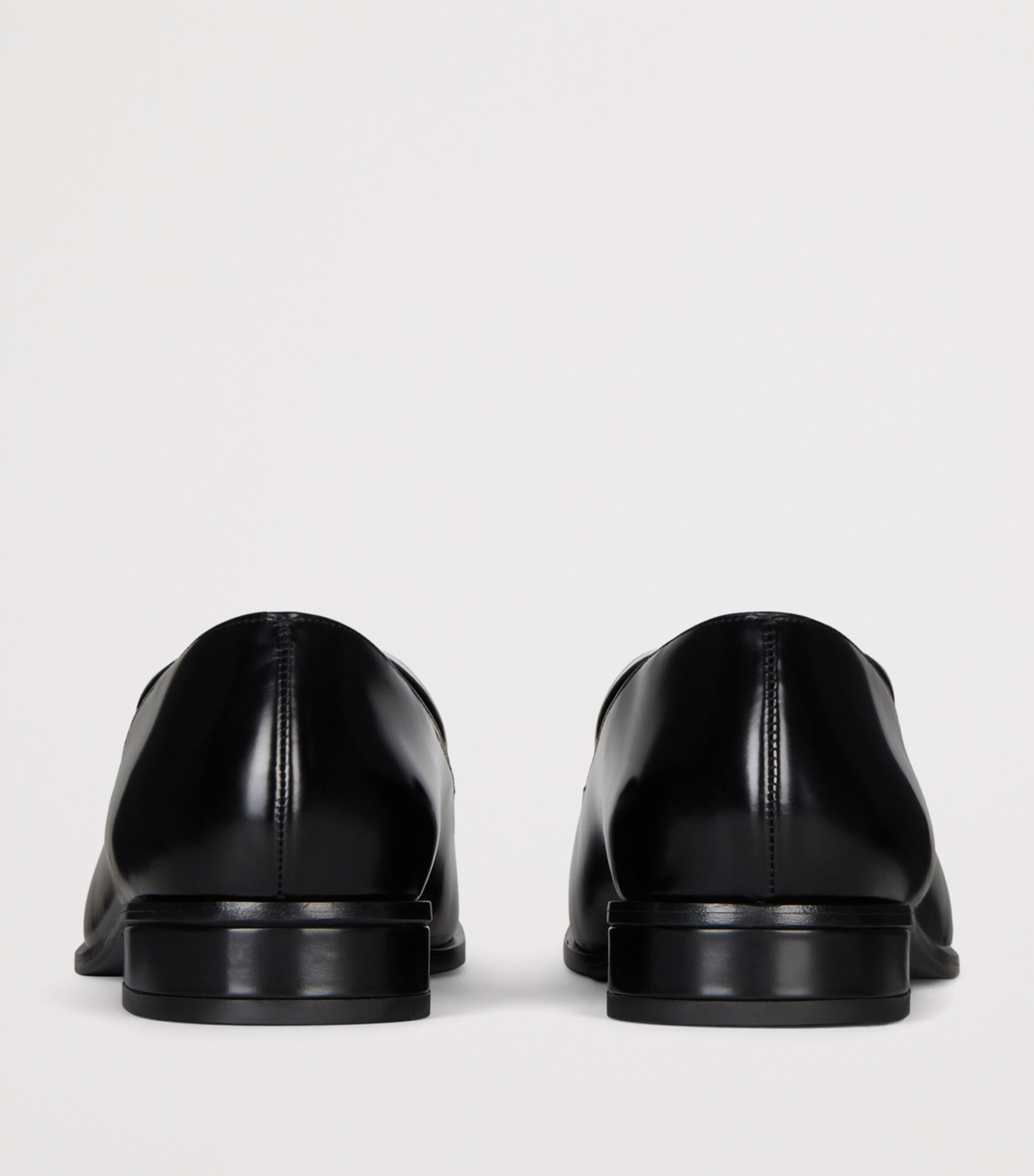 Givenchy Calfskin Logo Tux Loafers Black/white Image 6