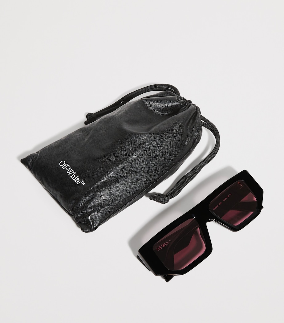 Metal Vancouver Sunglasses BLACK - BURGUNDY Image 4