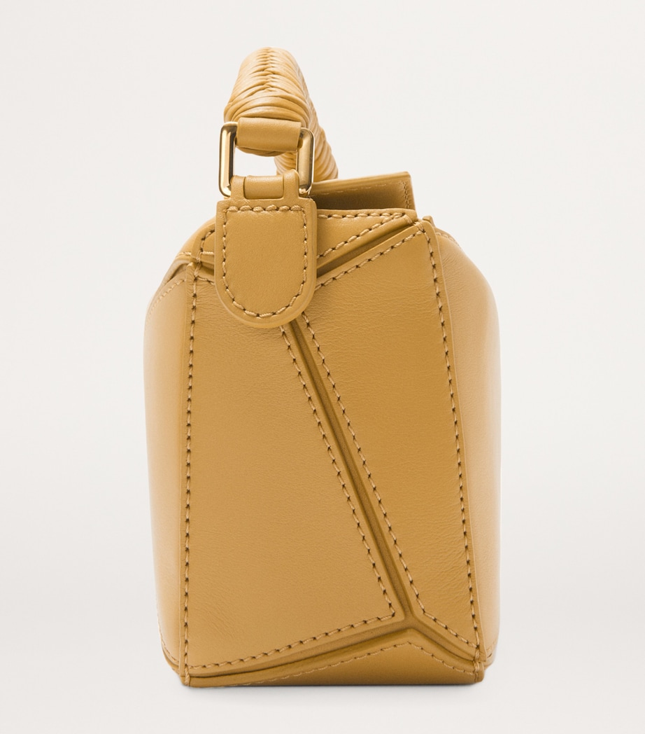 LOEWE Mini Leather Puzzle Top-Handle Bag Sahara Image 4