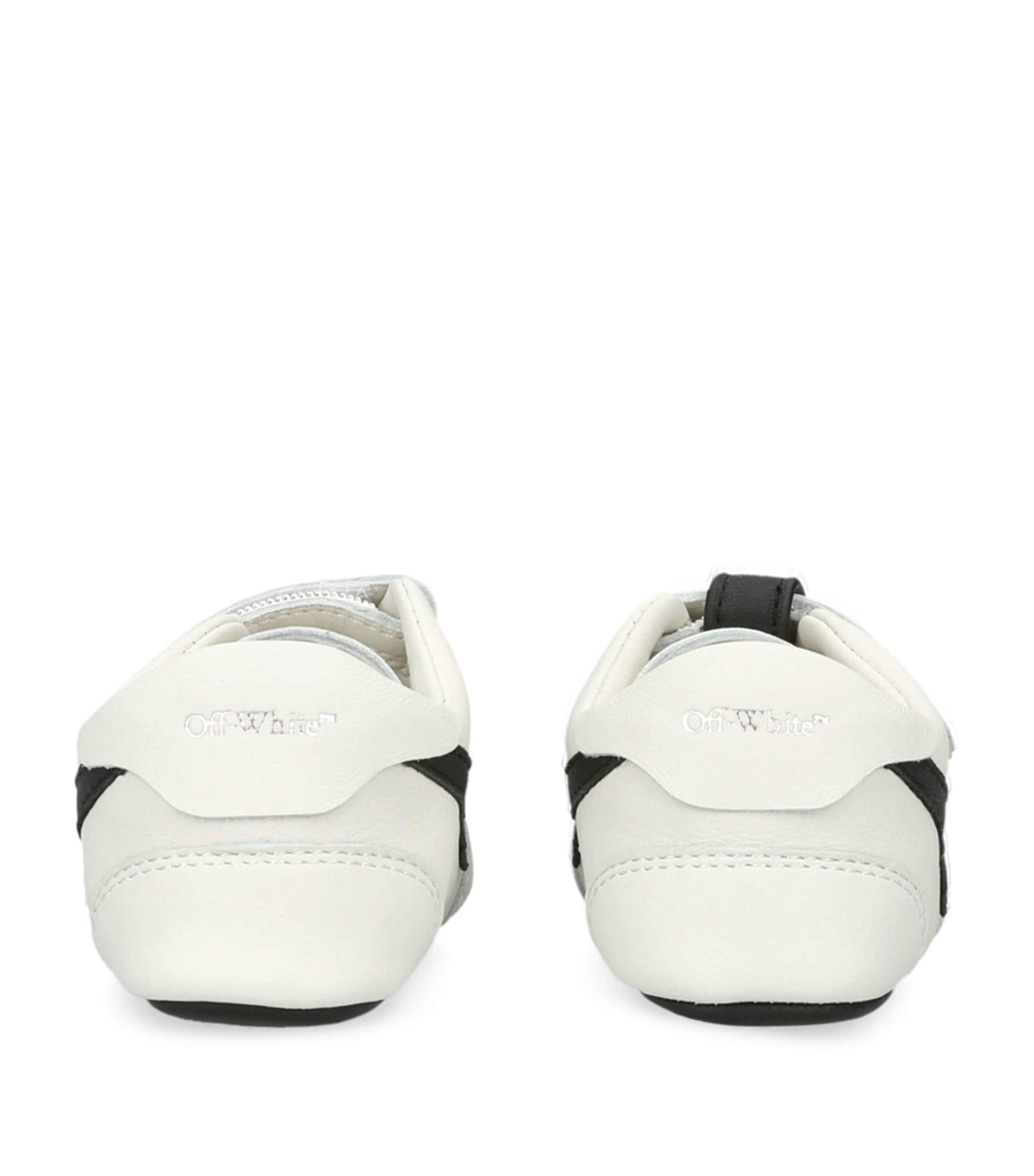 Off-White Kids Leather Out of Office Sneakers White/blk Image 2