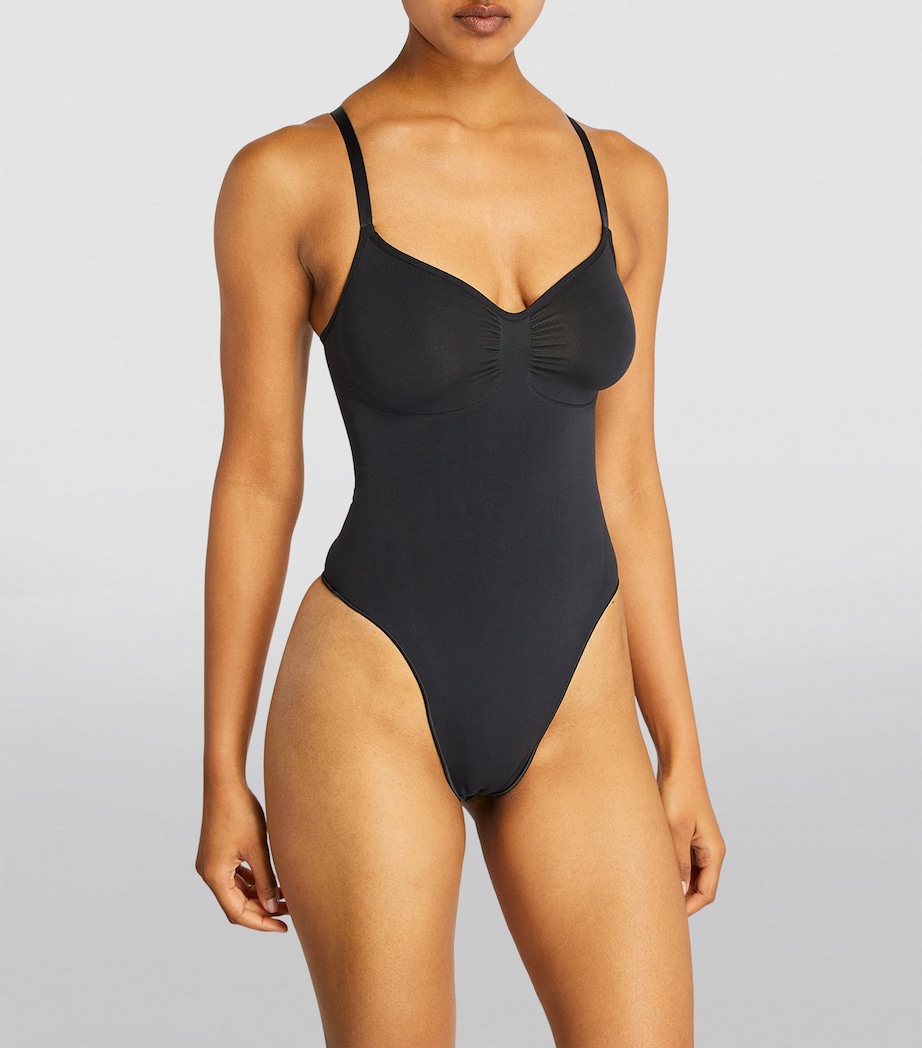 Seamless Sculpt Thong Bodysuit ONYX Image 2