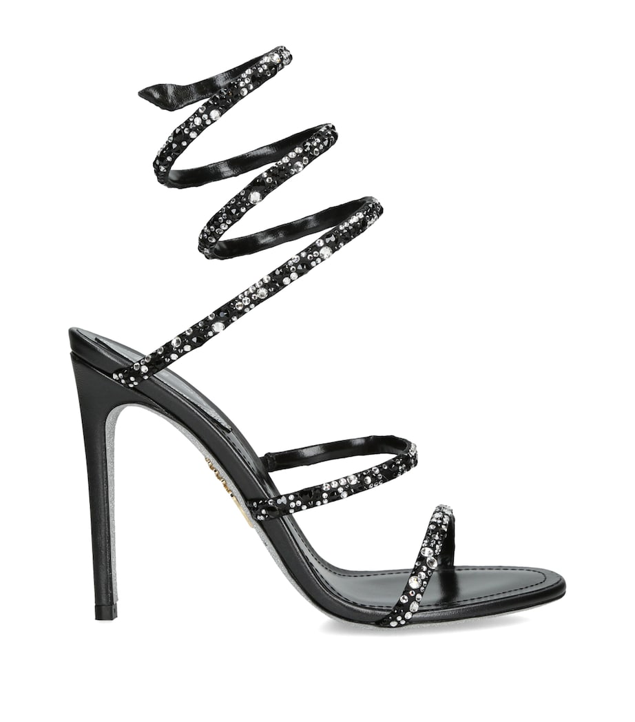 René Caovilla Embellished Cleo Sandals 105 Blk/other Image 1