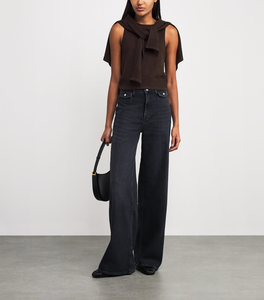 Wool-Cashmere Tank Top CHOCOLATE Image 2