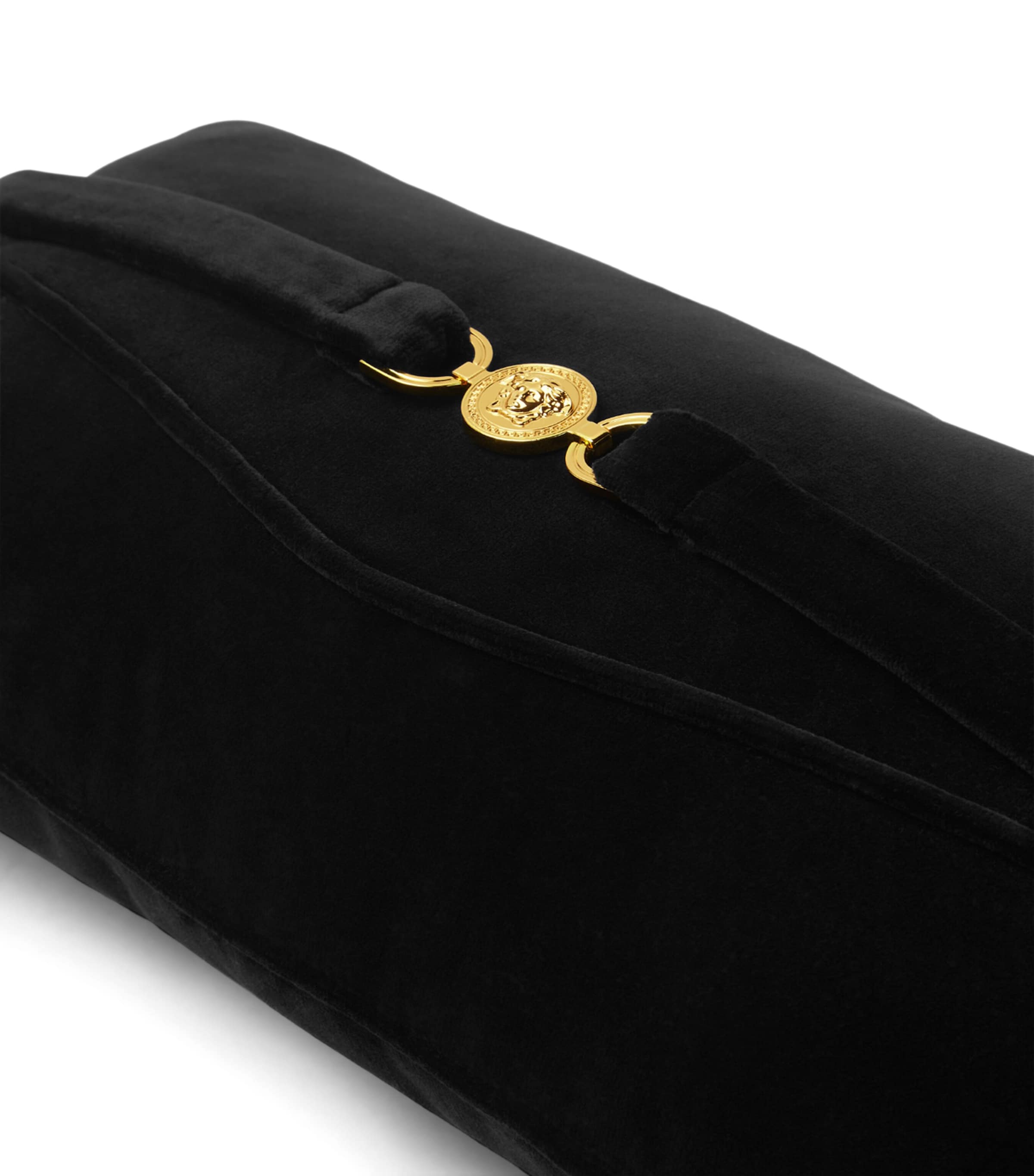 Versace Velvet Medusa '95 Cushion (25cm x 45cm) Black Image 3