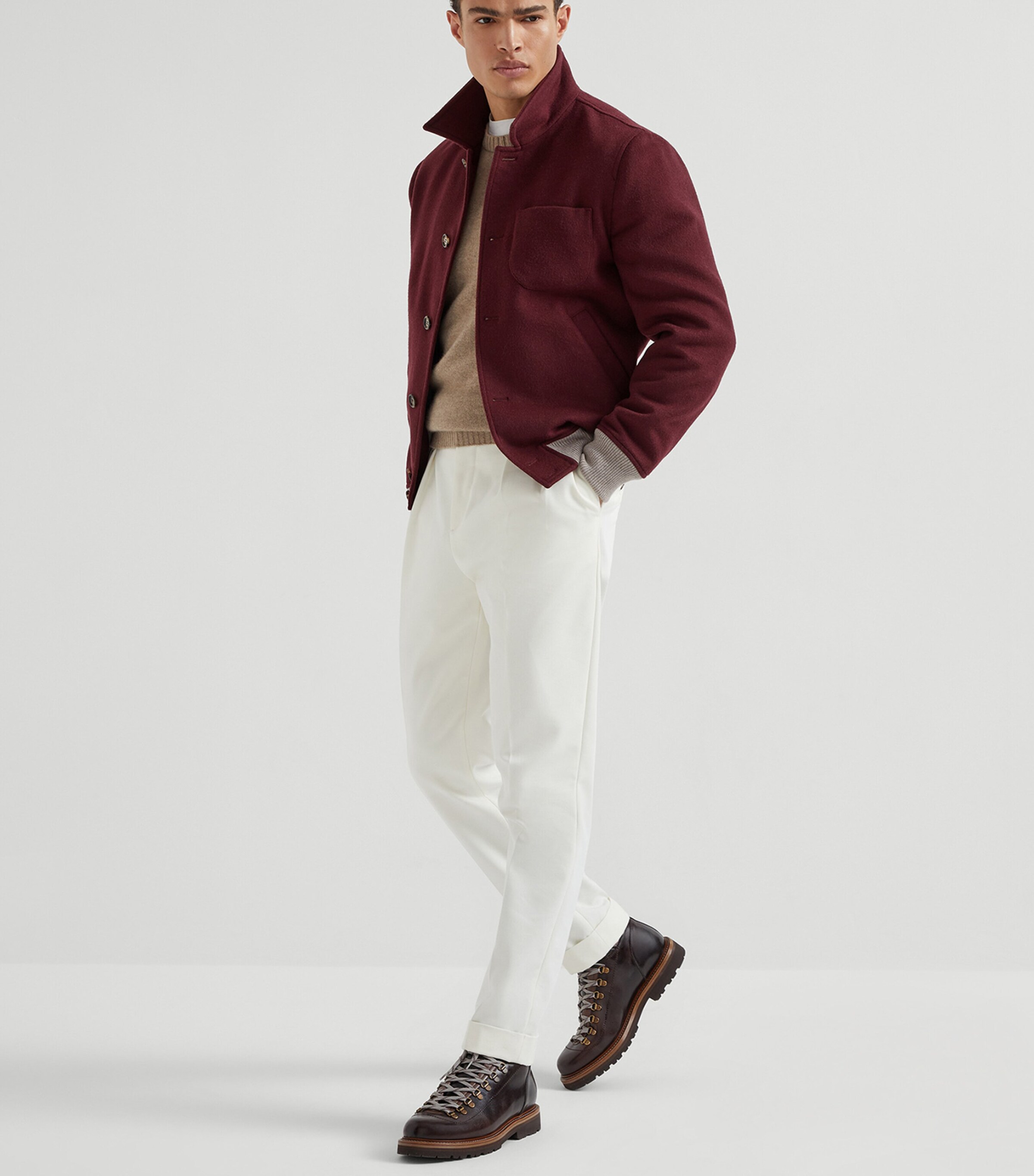 Cashmere Crew-Neck Sweater C077 Image 4