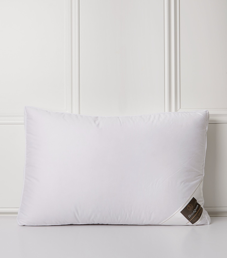 Soft Down Around Pillow (50cm x 75cm) WHITE Image 3