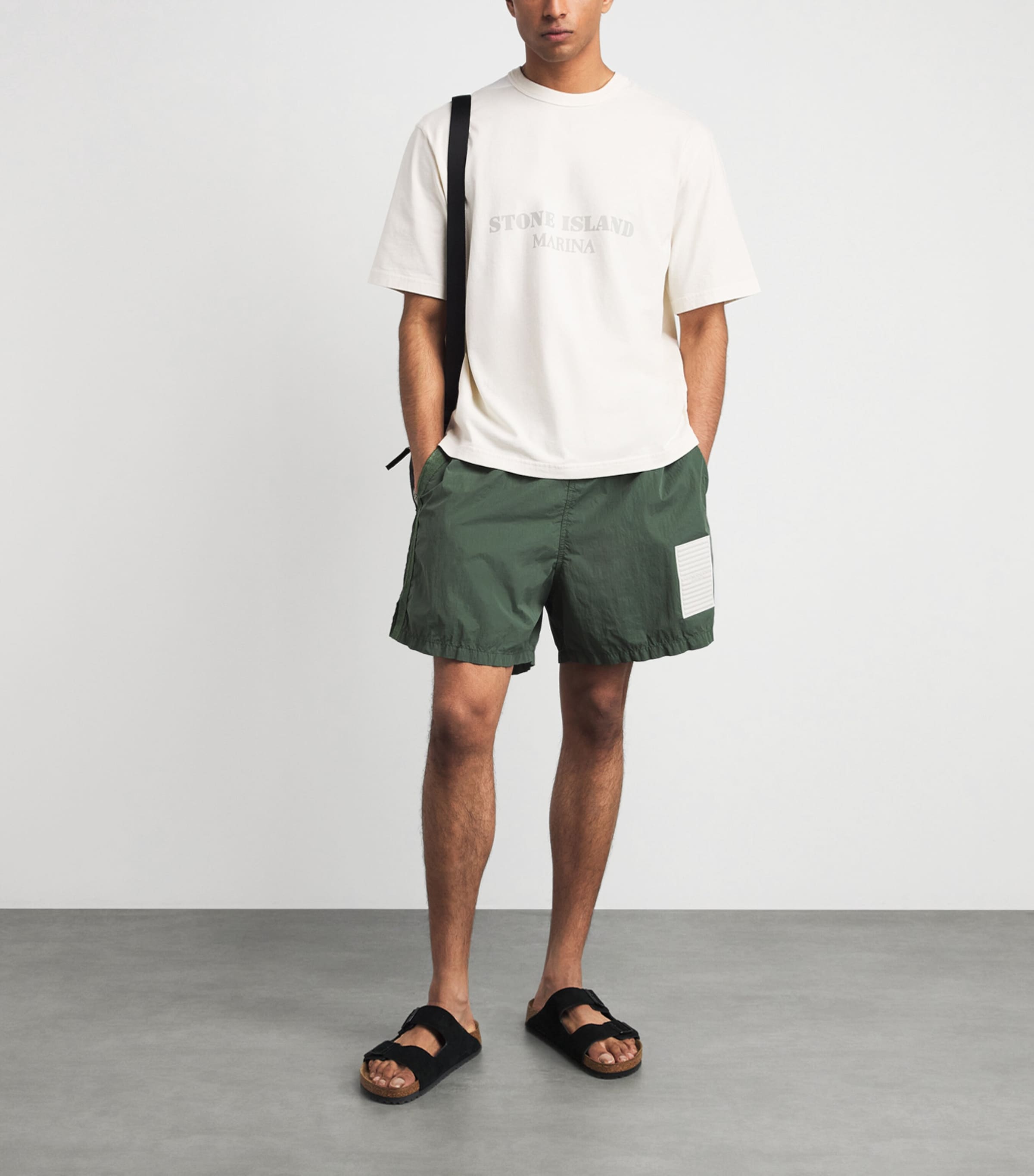 Stone Island Mens Brushed Marina Swim Shorts Image 2