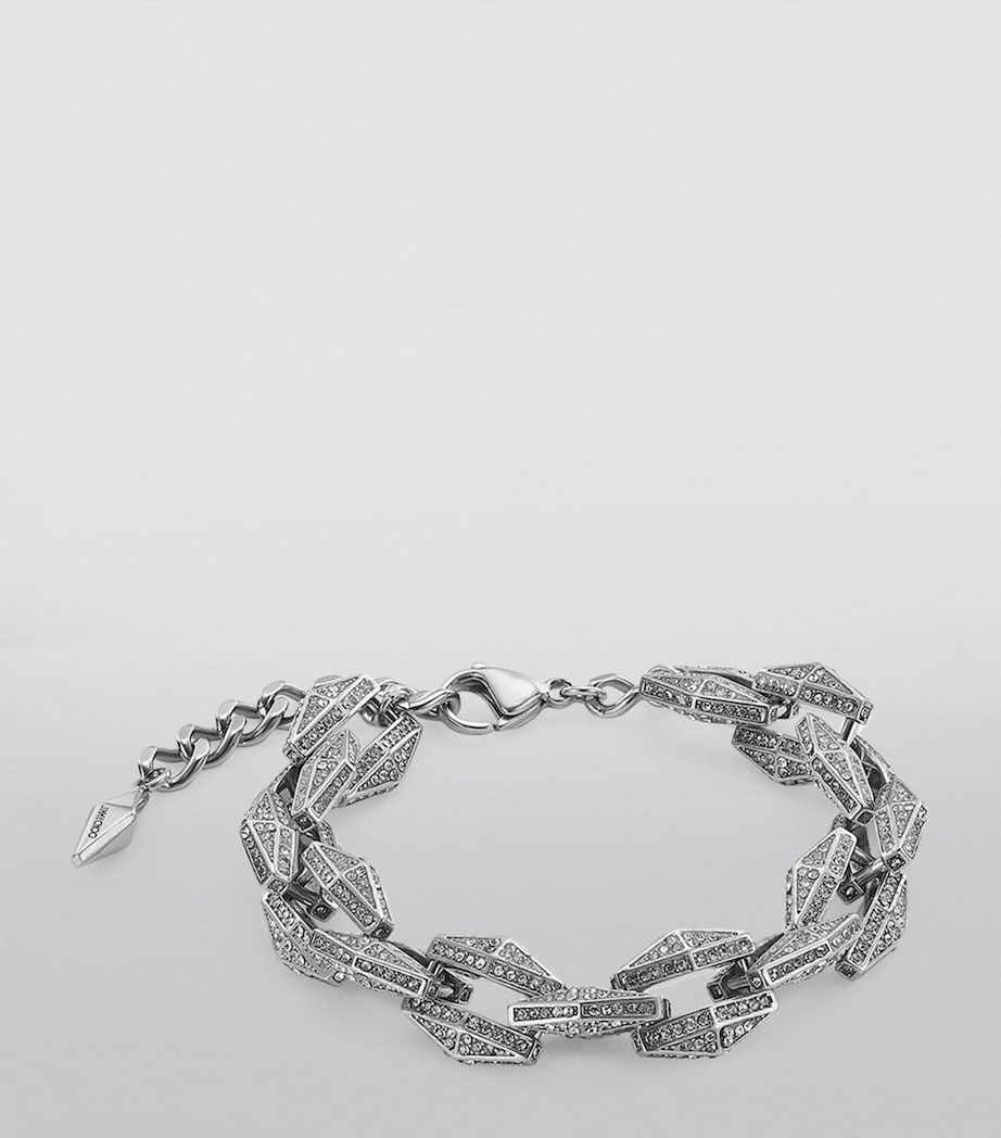 Embellished Diamond Chain Bracelet SILVER/CRYSTAL Image 2