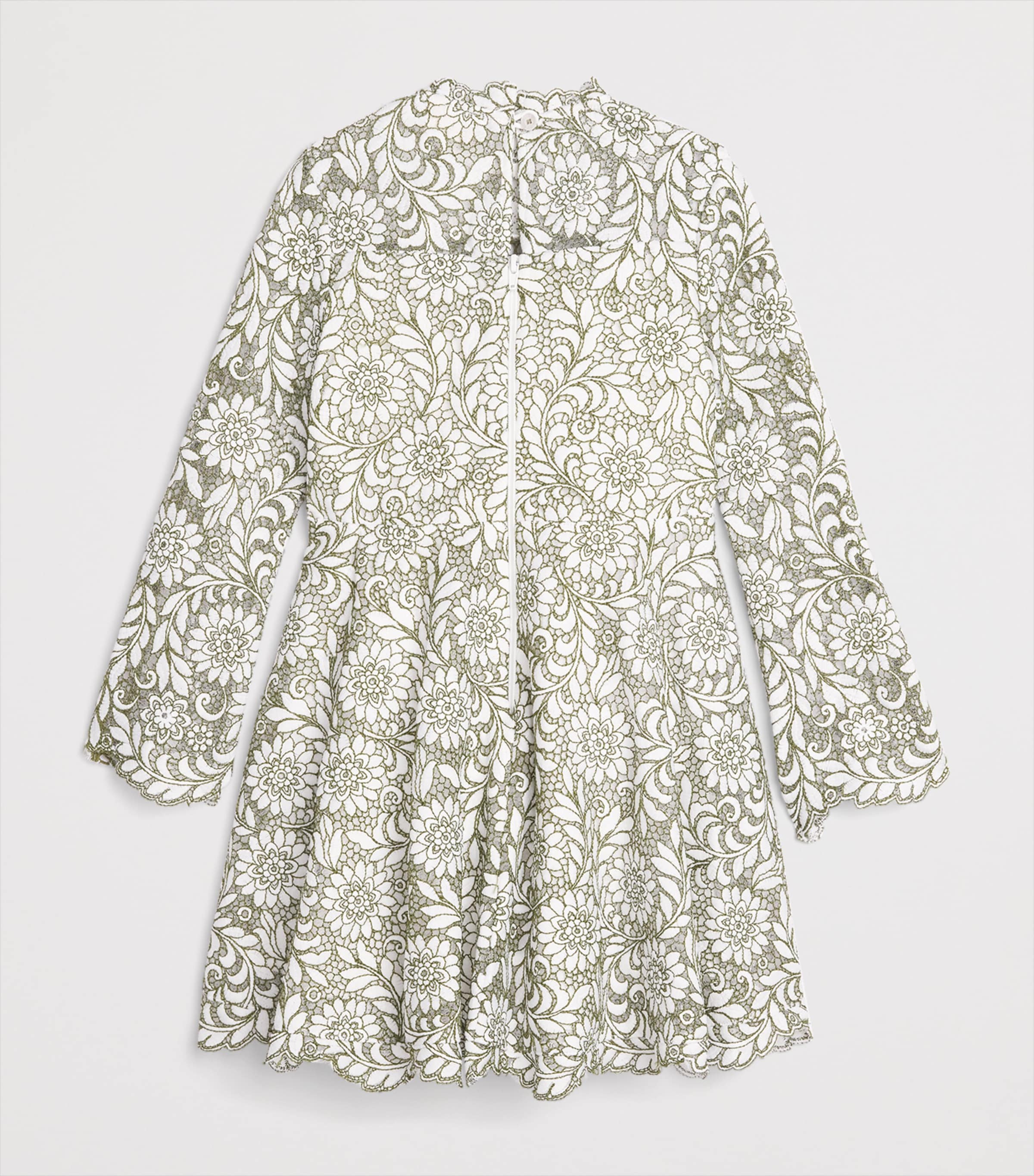 MARLO Embroidered Primrose Dress (3-14 Years) Khaki Image 2