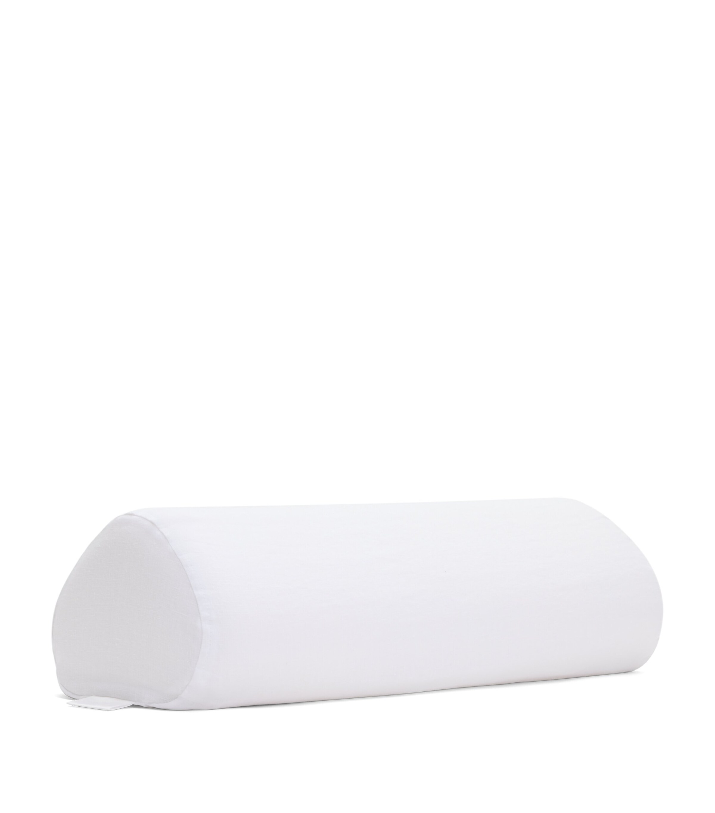 HYOUMANKIND Boost Pillow with Linen Pillowcase (20cm x 47cm) White Image 3