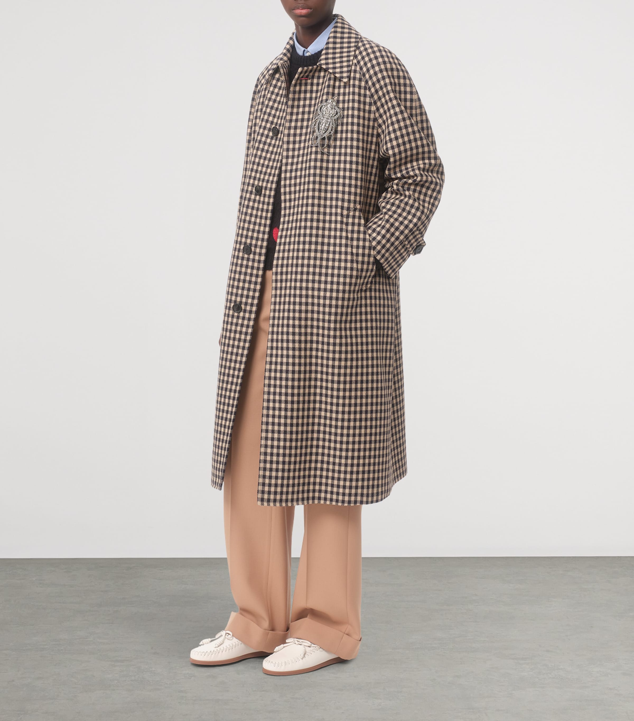 Virgin Wool-Cotton Coat DYD Image 5