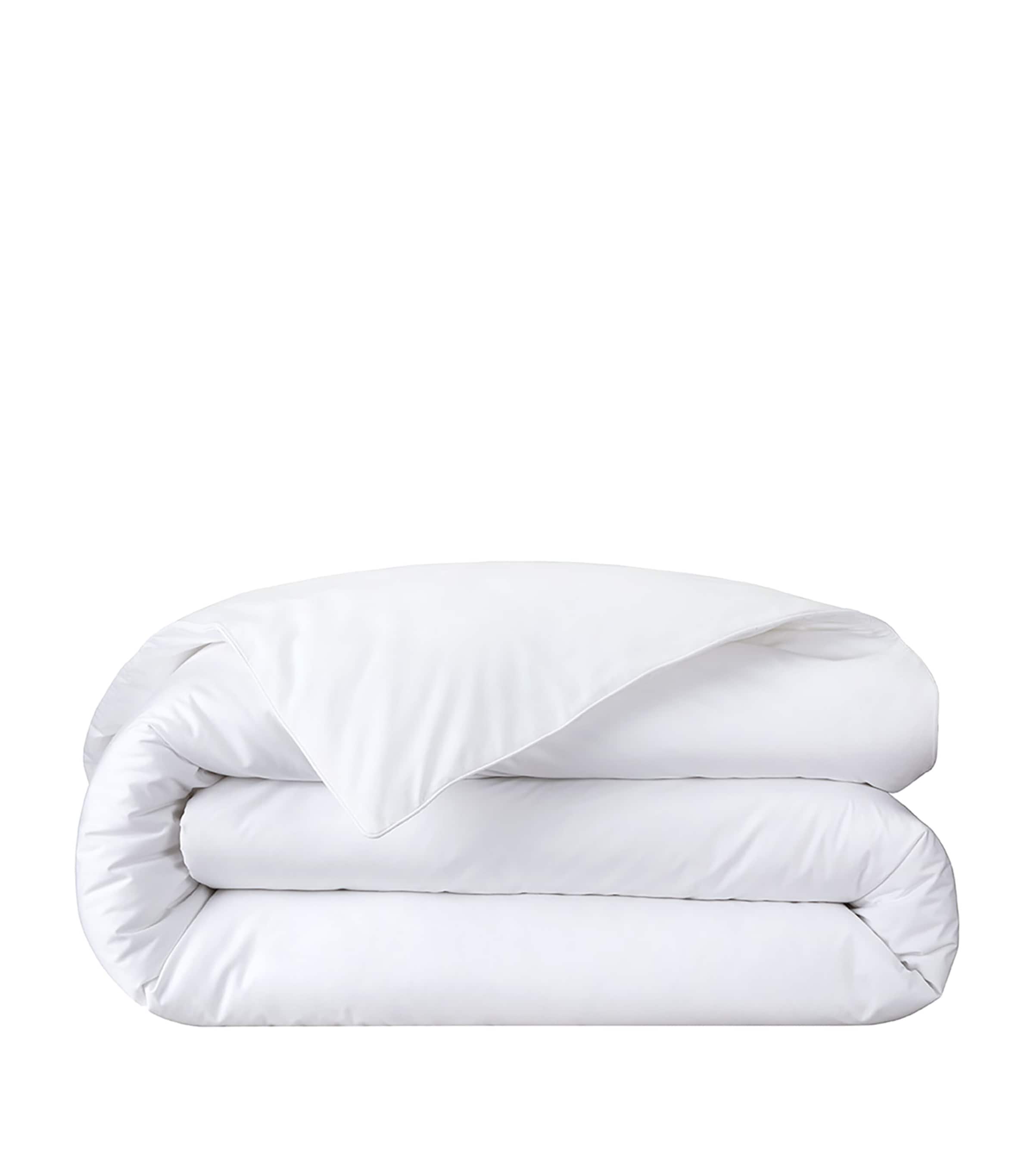 Cotton Super King Duvet Cover (260cm x 220cm) WHITE Image 2