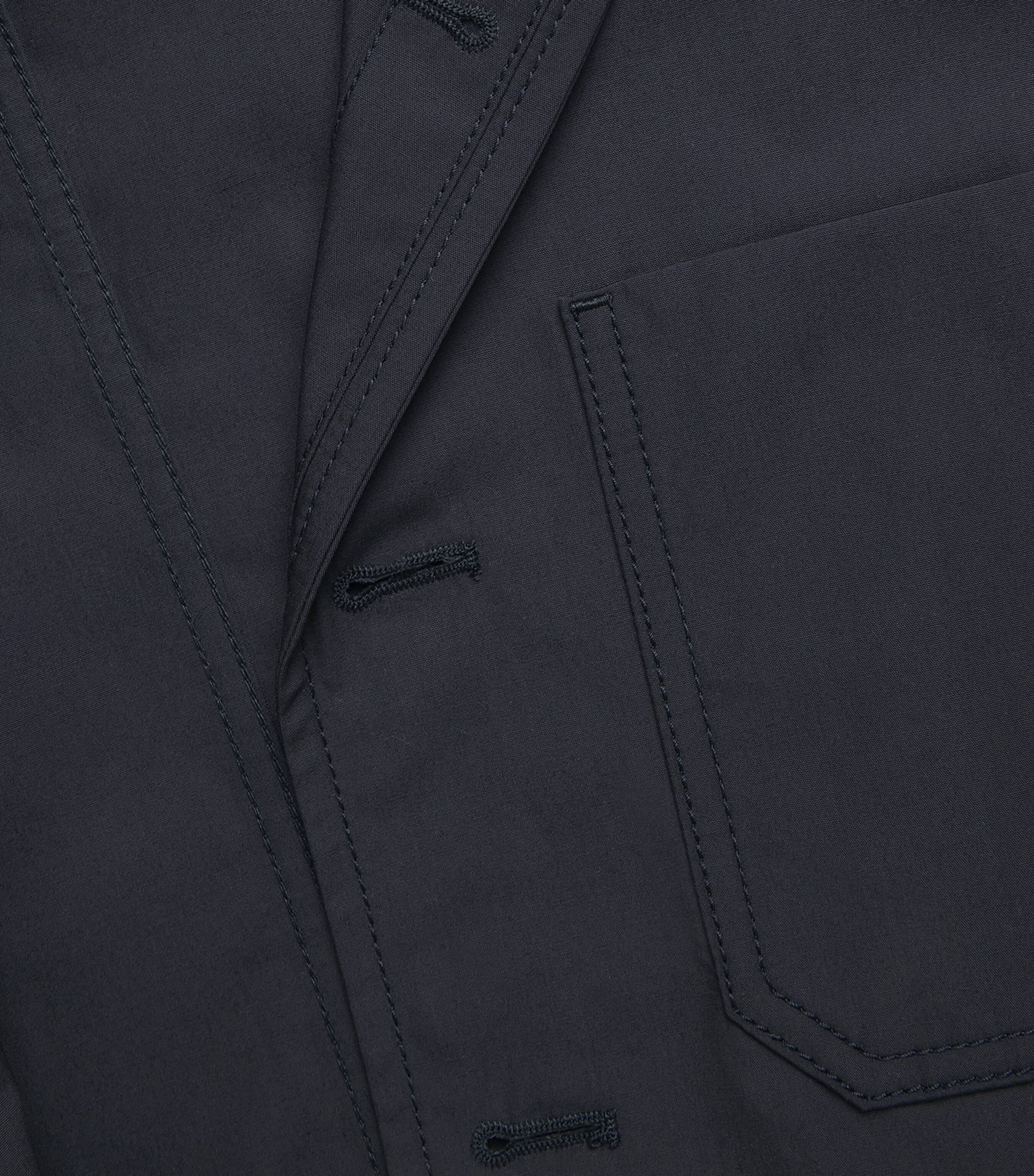 Thom Browne Mens Cotton Unconstructed Sport Coat Navy Image 6