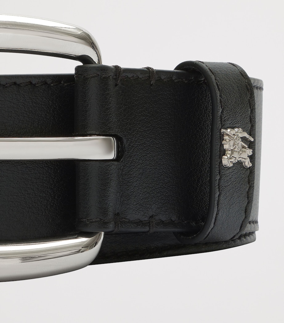 Burberry Leather EKD Belt Black Image 3
