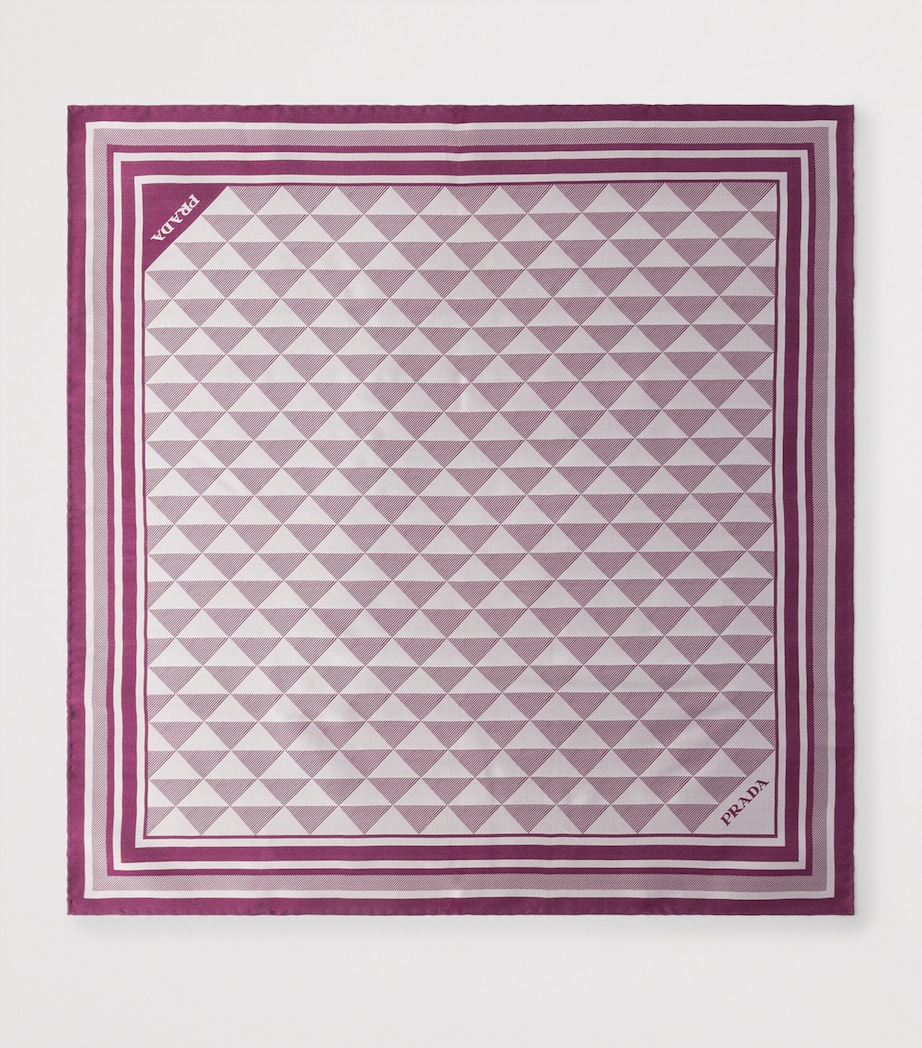 Silk Triangle Scarf F0203 Image 3