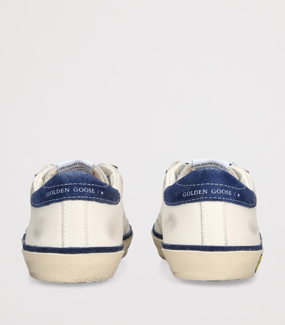 Golden Goose Leather Super Star Sneakers Blue/dark Image 2