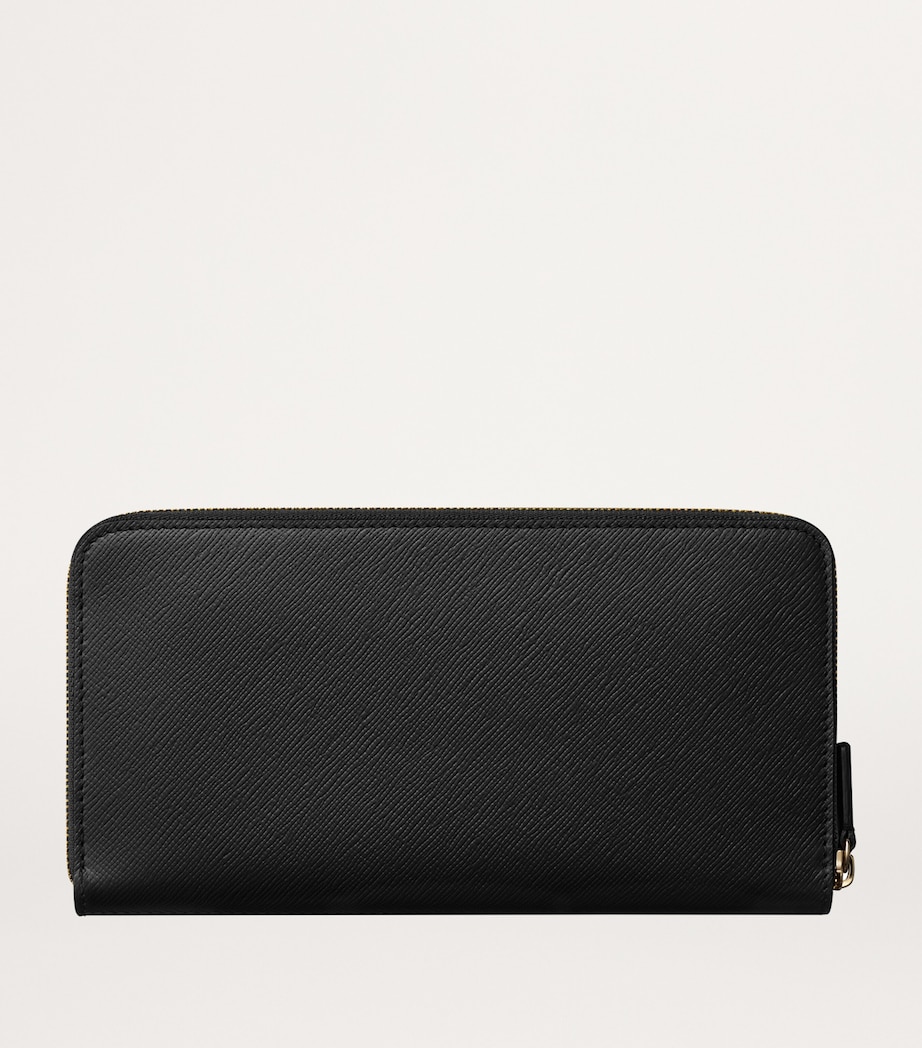 Leather C de Cartier International Zipped Wallet BLACK Image 2