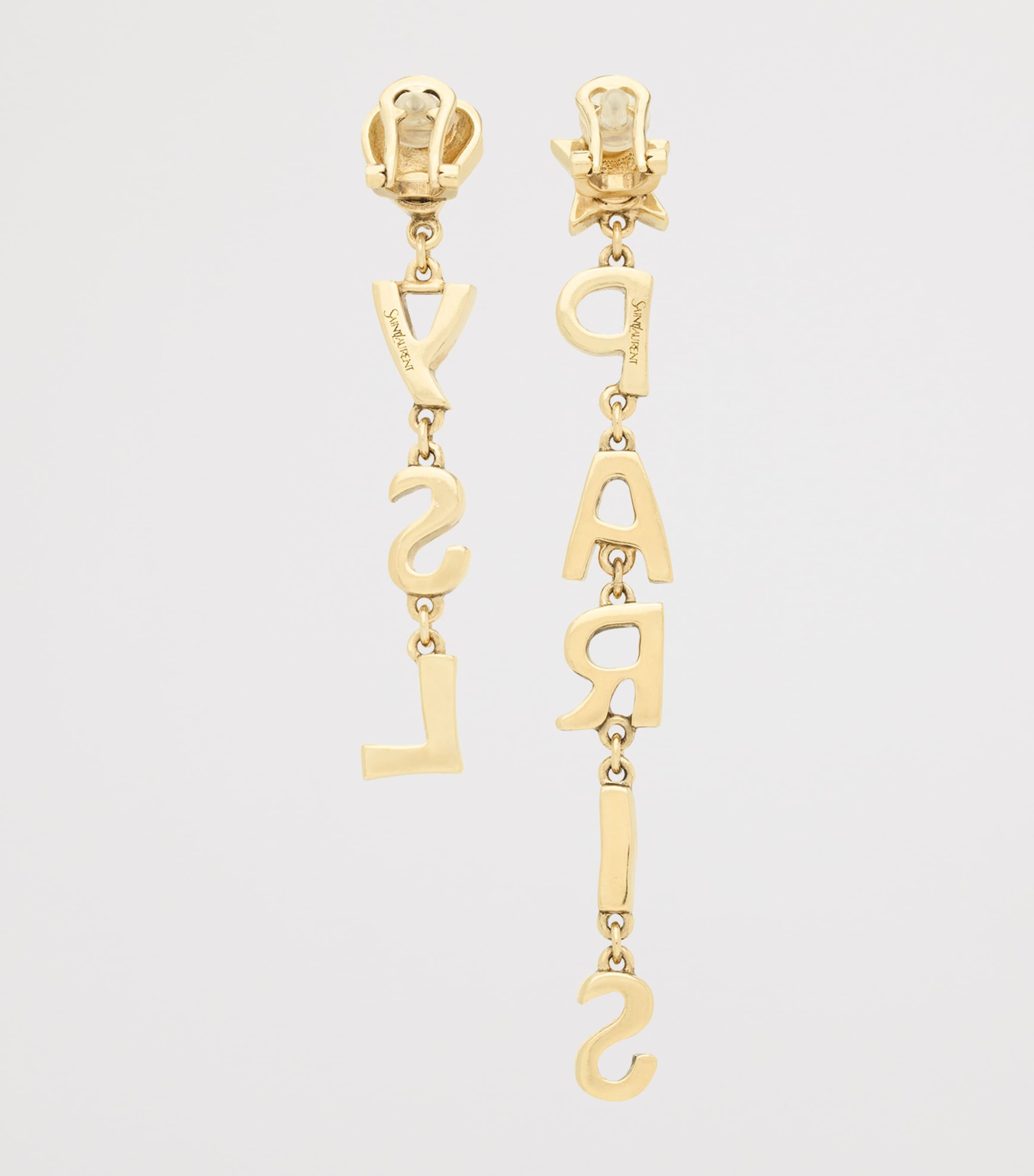 Saint Laurent Paris Drop Earrings Image 2