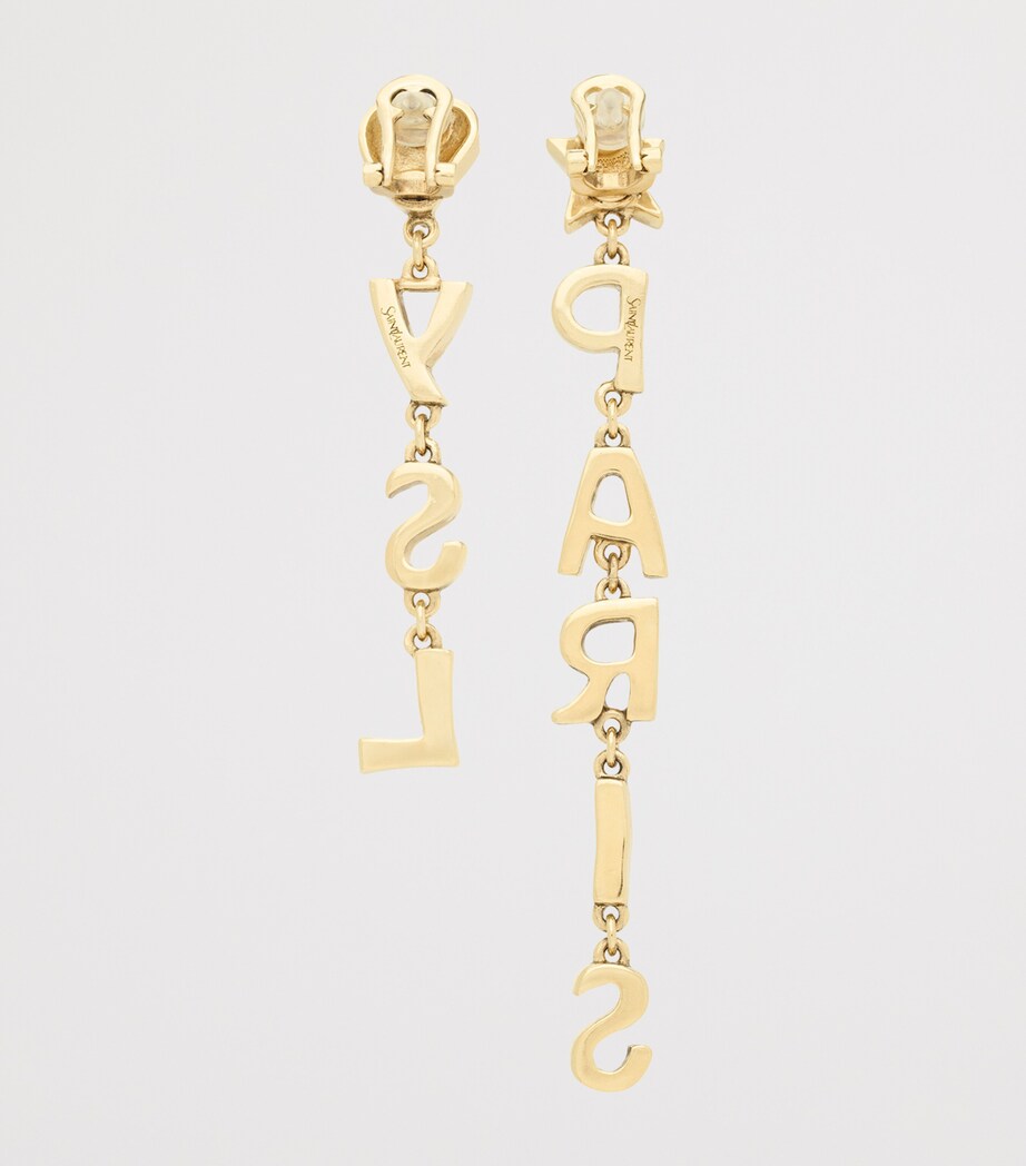Saint Laurent Paris Drop Earrings Image 2