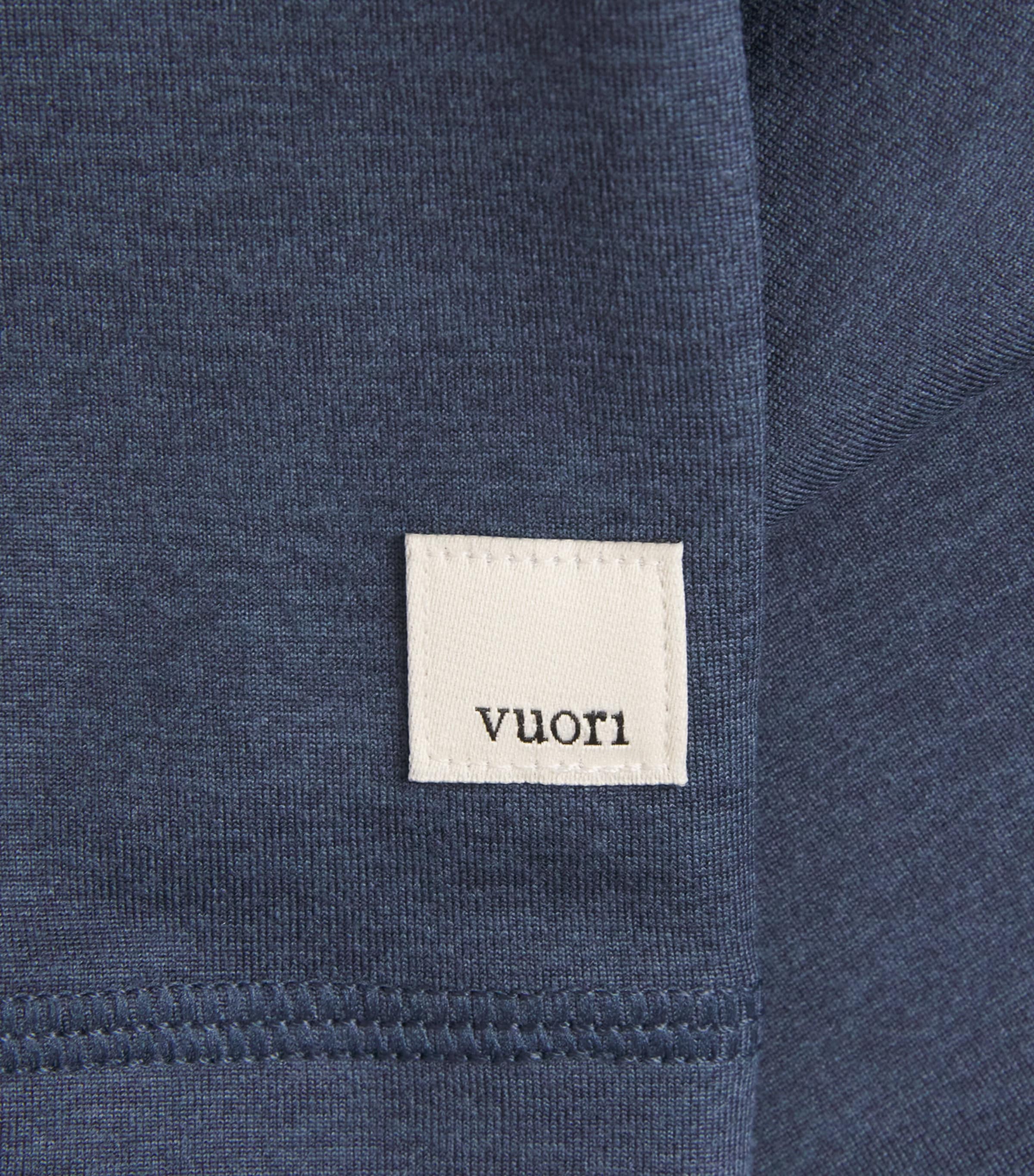 VUORI Mens Ponto Performance T-Shirt Haz Azure Heath Image 6