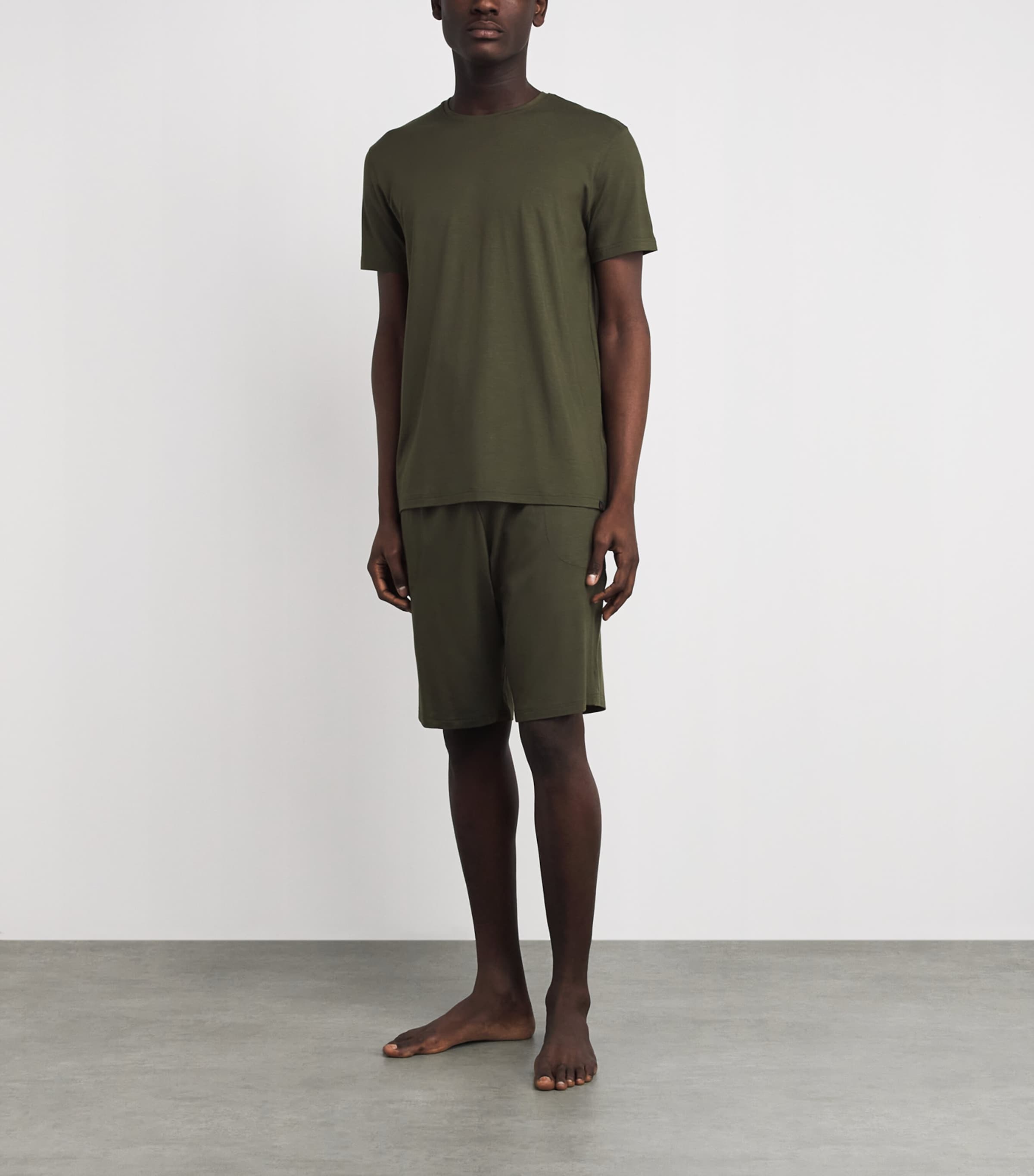 Modal-Blend Basel Drawstring Shorts GRE Image 2