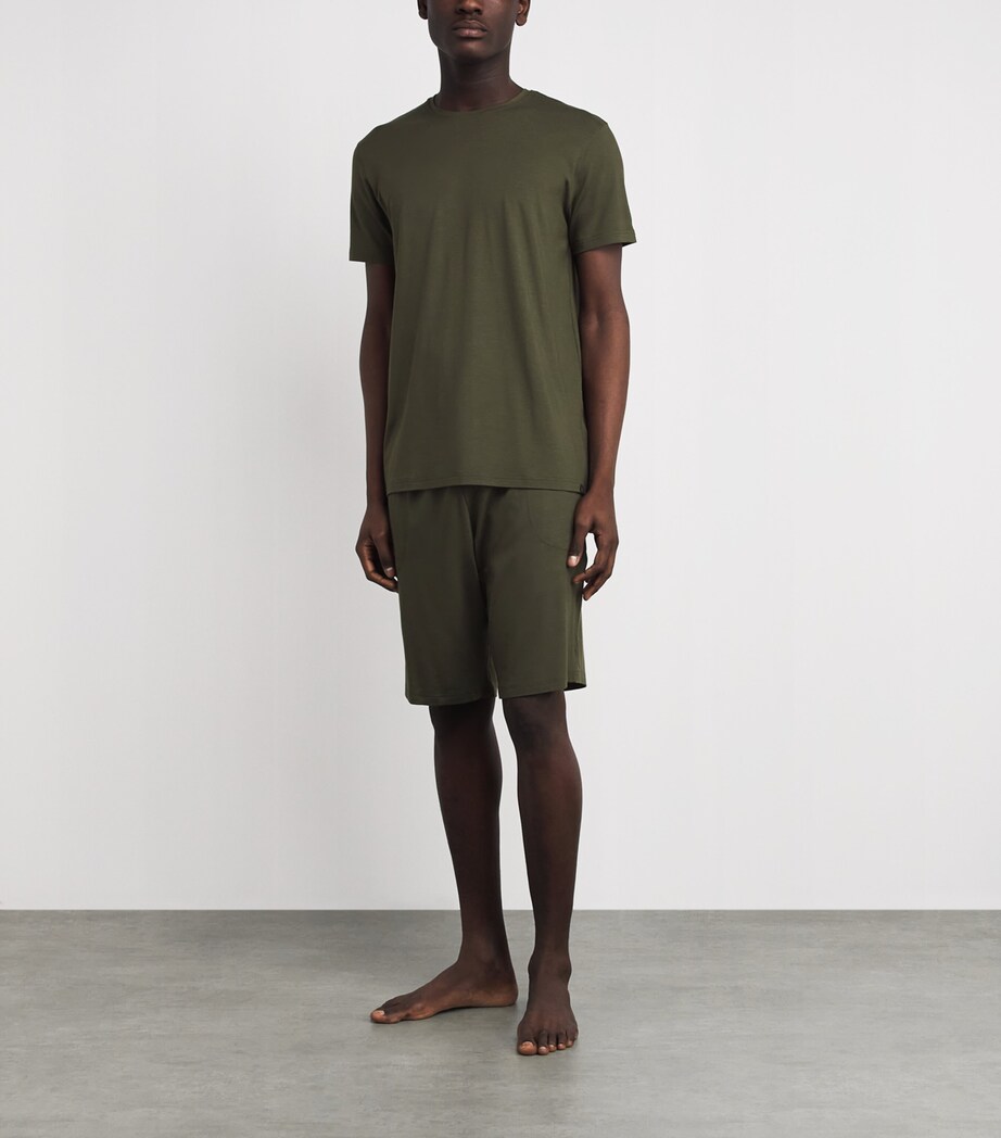 Modal-Blend Basel Drawstring Shorts GRE Image 2