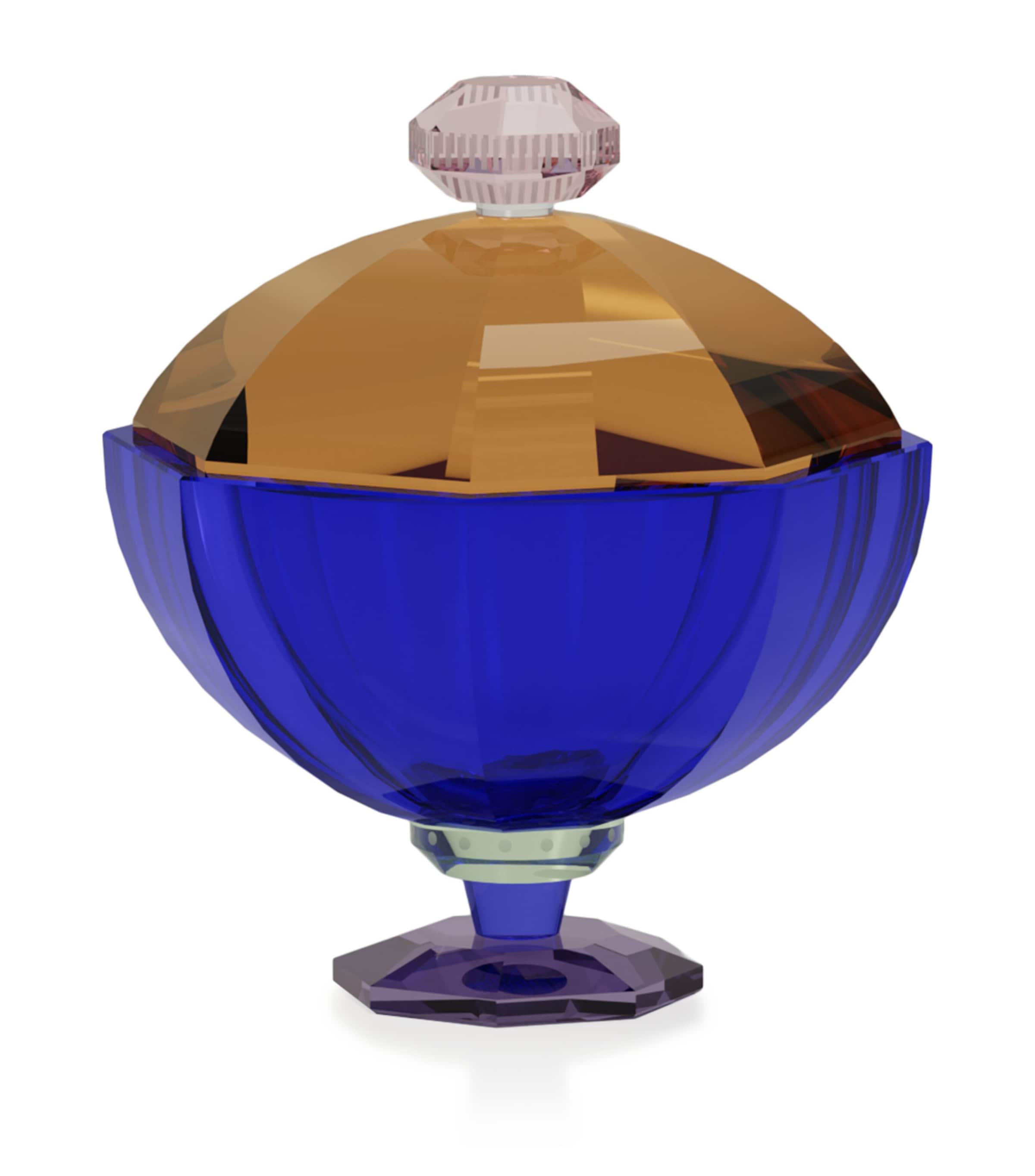 Reflections Copenhagen Crystal Elysia Opal Bonbonniere Blue Amber Image 1
